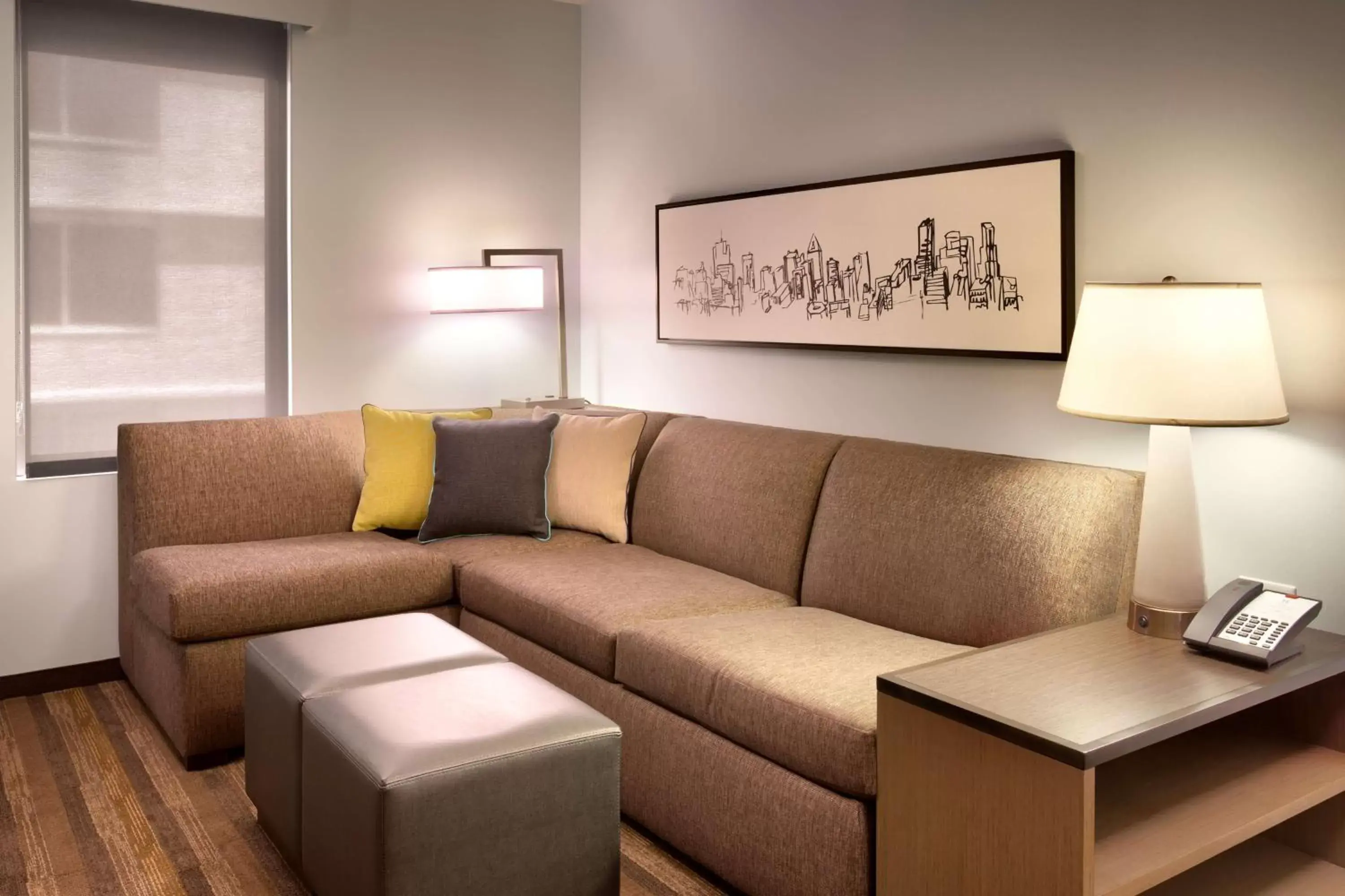 Photo of the whole room, Seating Area in Hyatt House Portland / Downtown