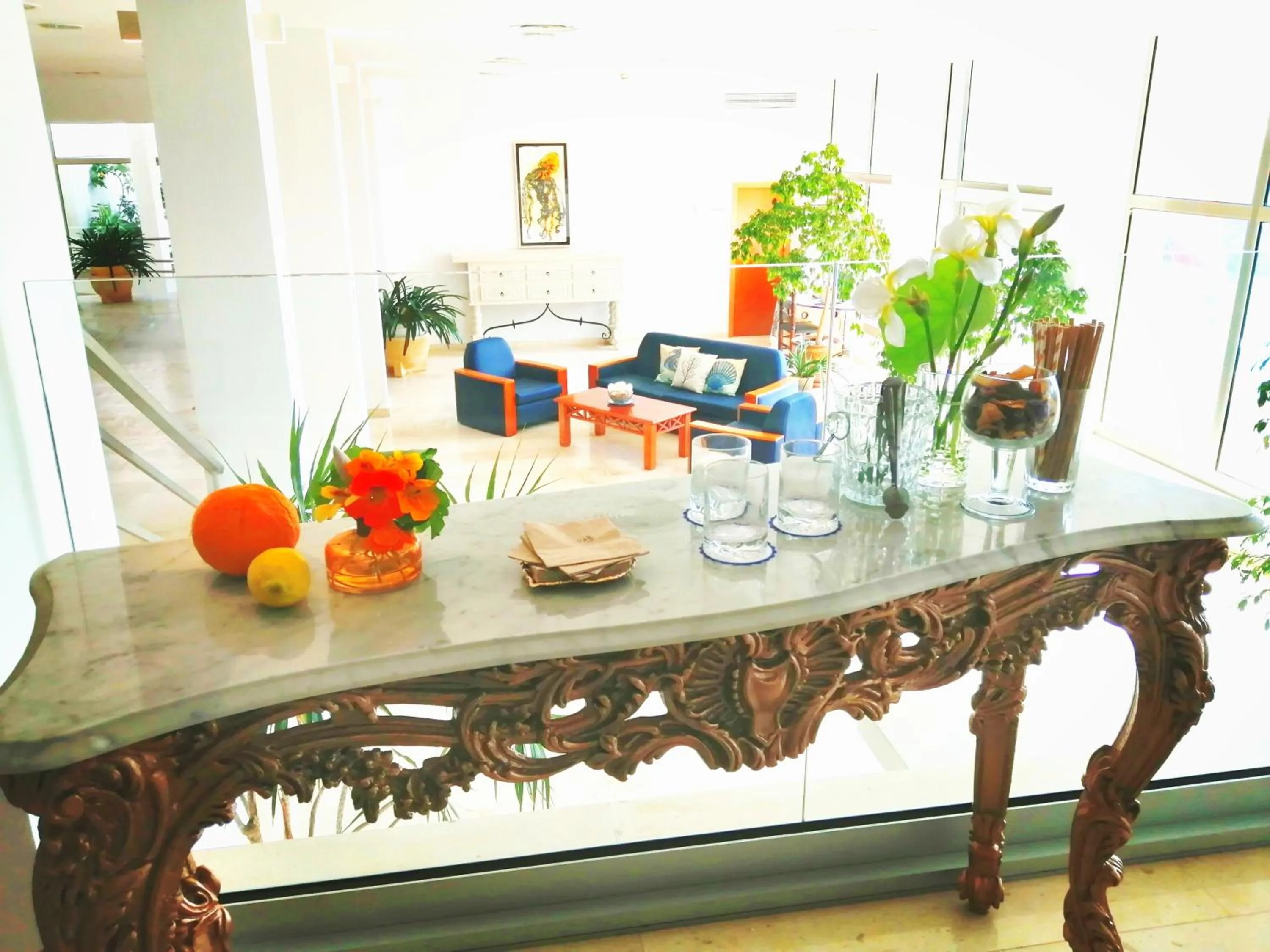 Lobby or reception in Hotel Na Forana