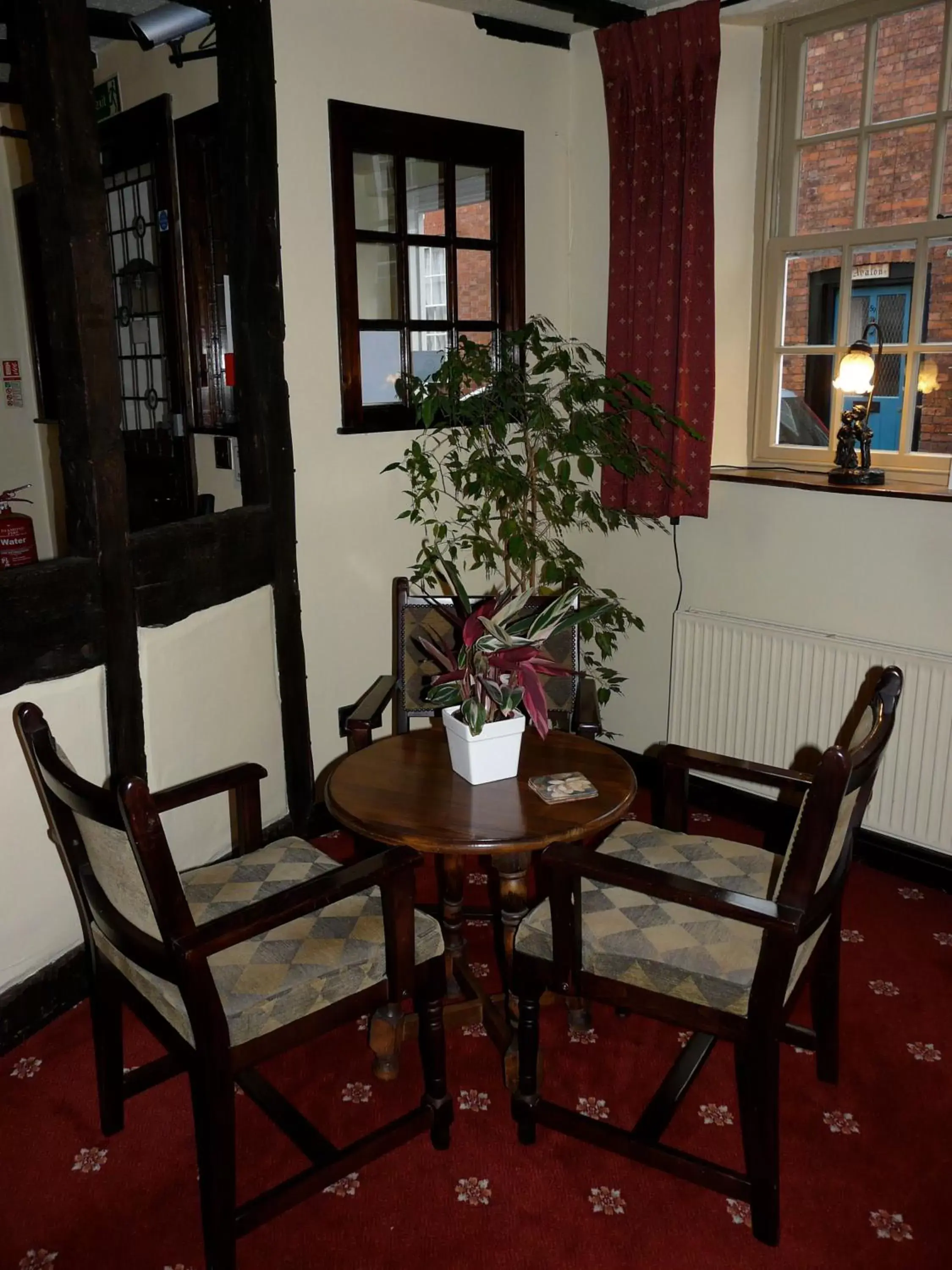 Seating area in The Croft