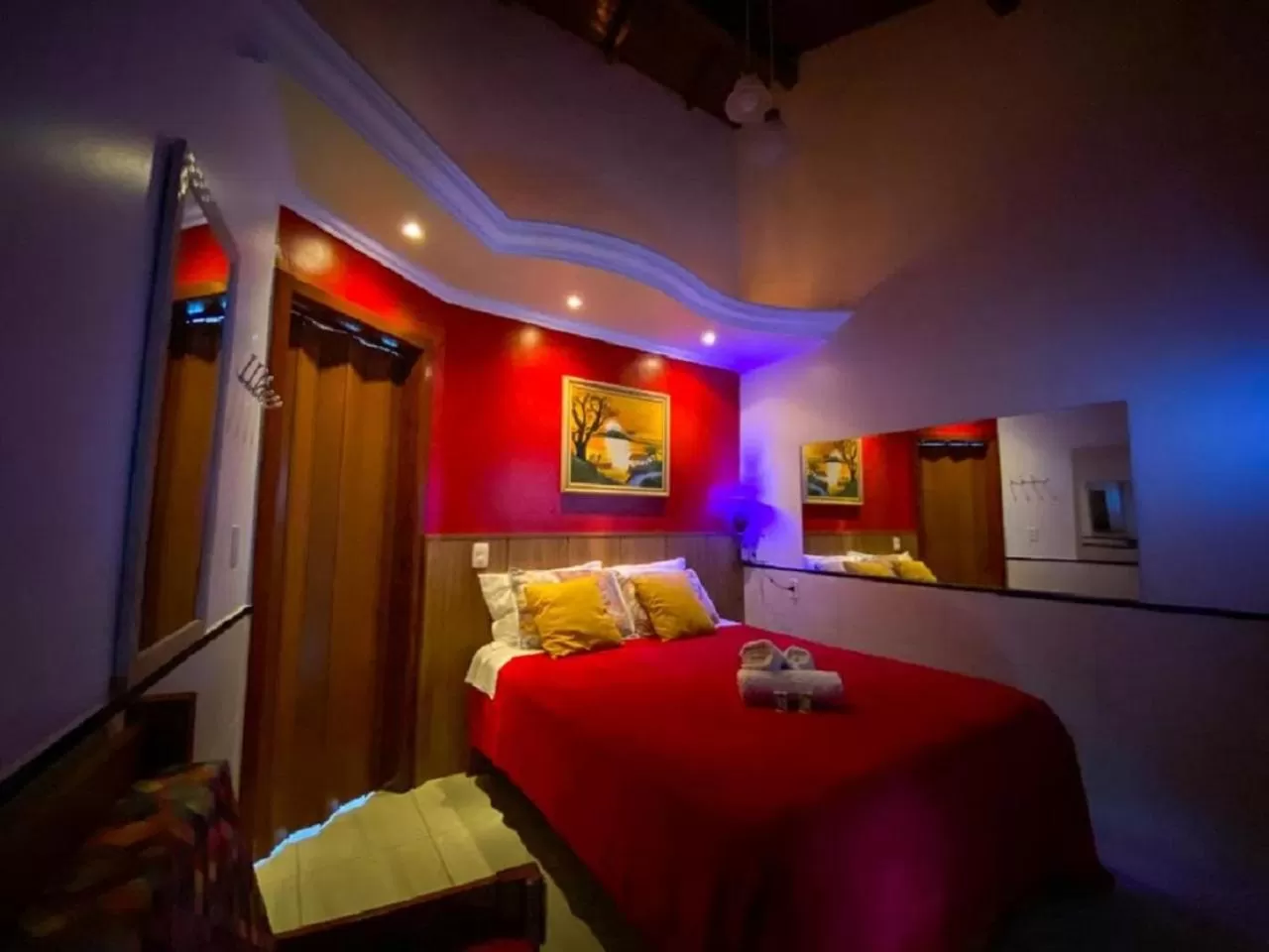 Bed in Pousada Arquipélago