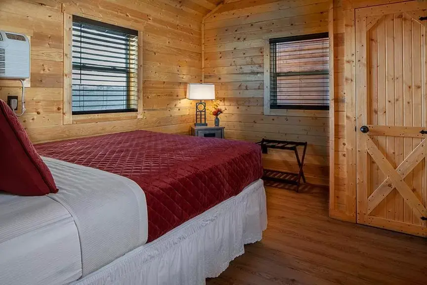 Photo of the whole room, Bed in Cabins at Grand Canyon West