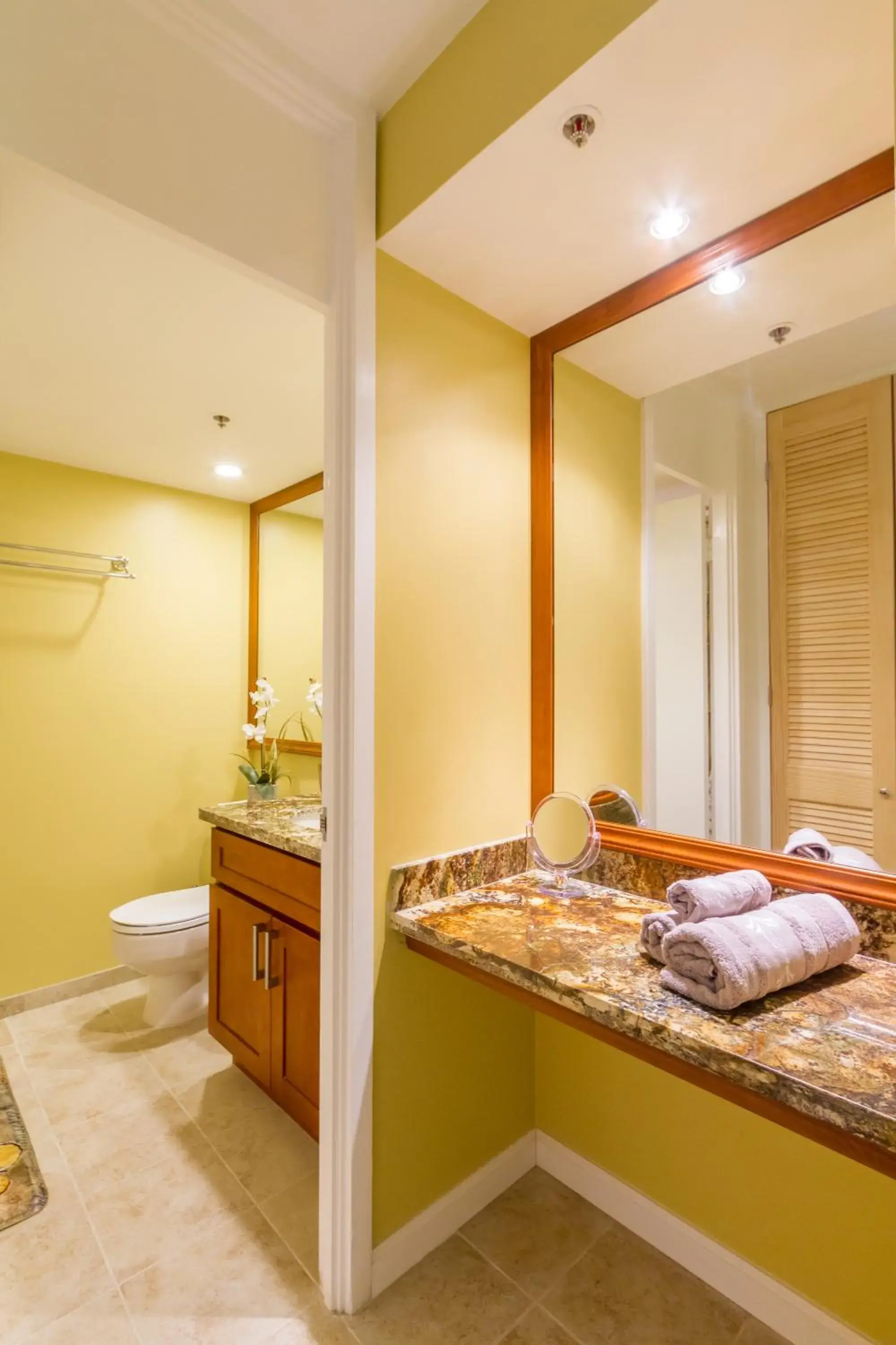 Bathroom in Tropical Studios at Marine Surf Waikiki - FREE PARKING - BEST LOCATION - FULL KITCHEN - SWIMMING POOL