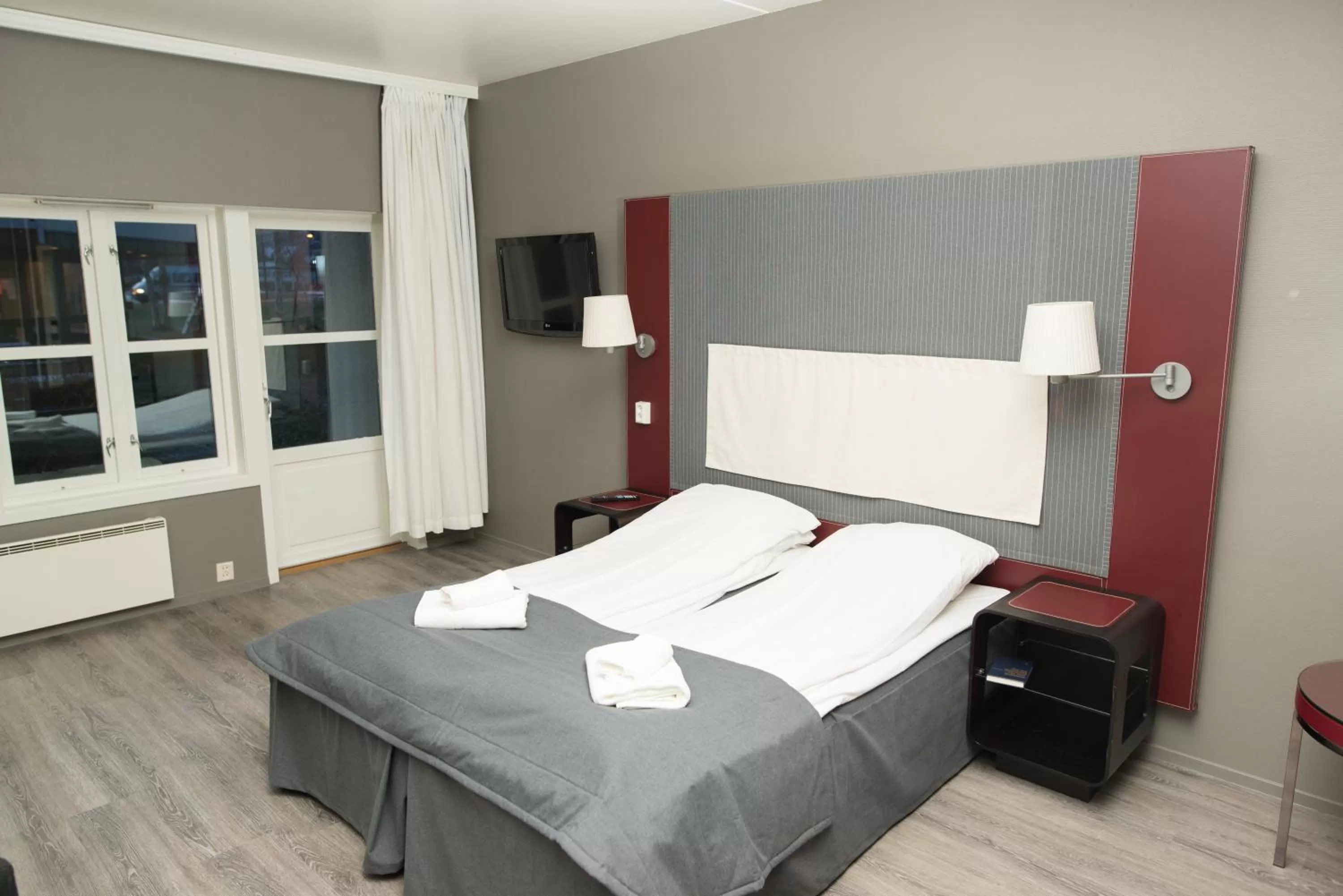 Bed in Oppdal Gjestetun Hotell