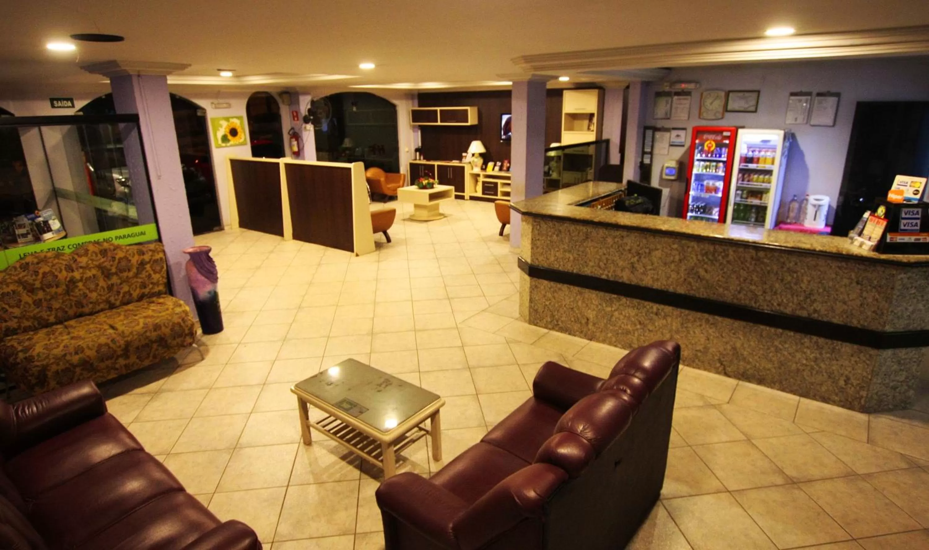Lobby or reception in Hotel Três Fronteiras