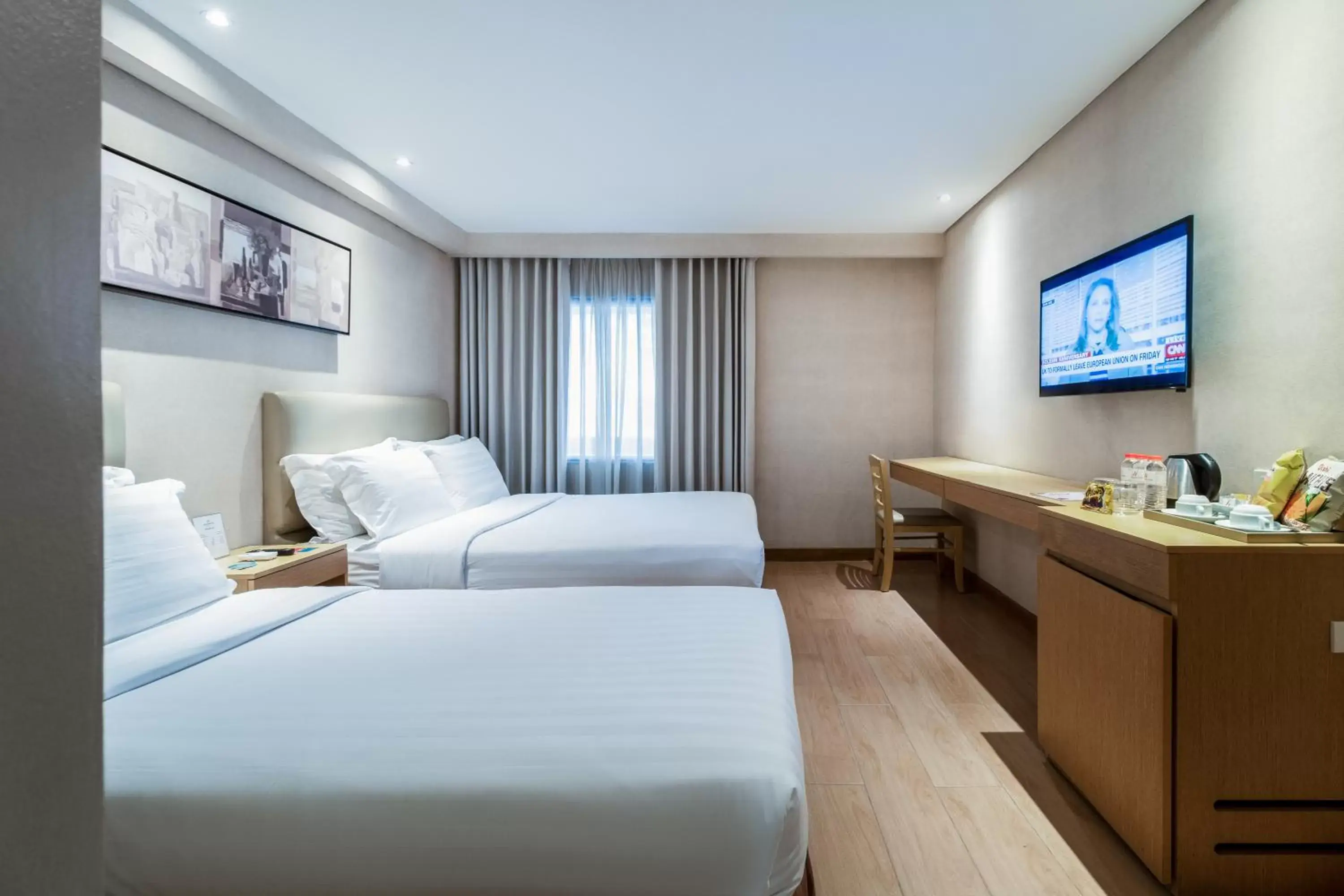 TV and multimedia, Bed in Jinjiang Inn - Ortigas