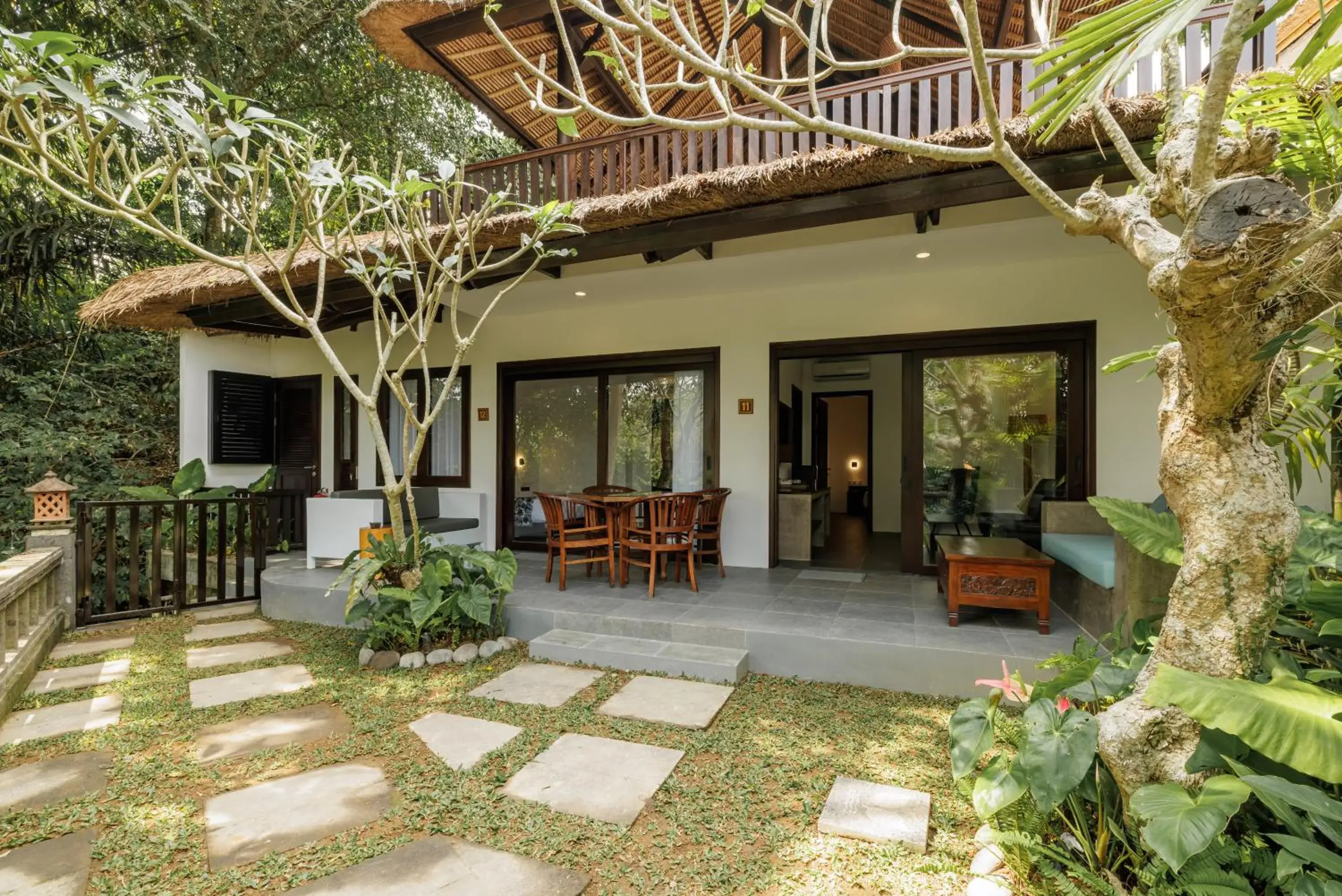 Patio in Ubud Dedari Villas