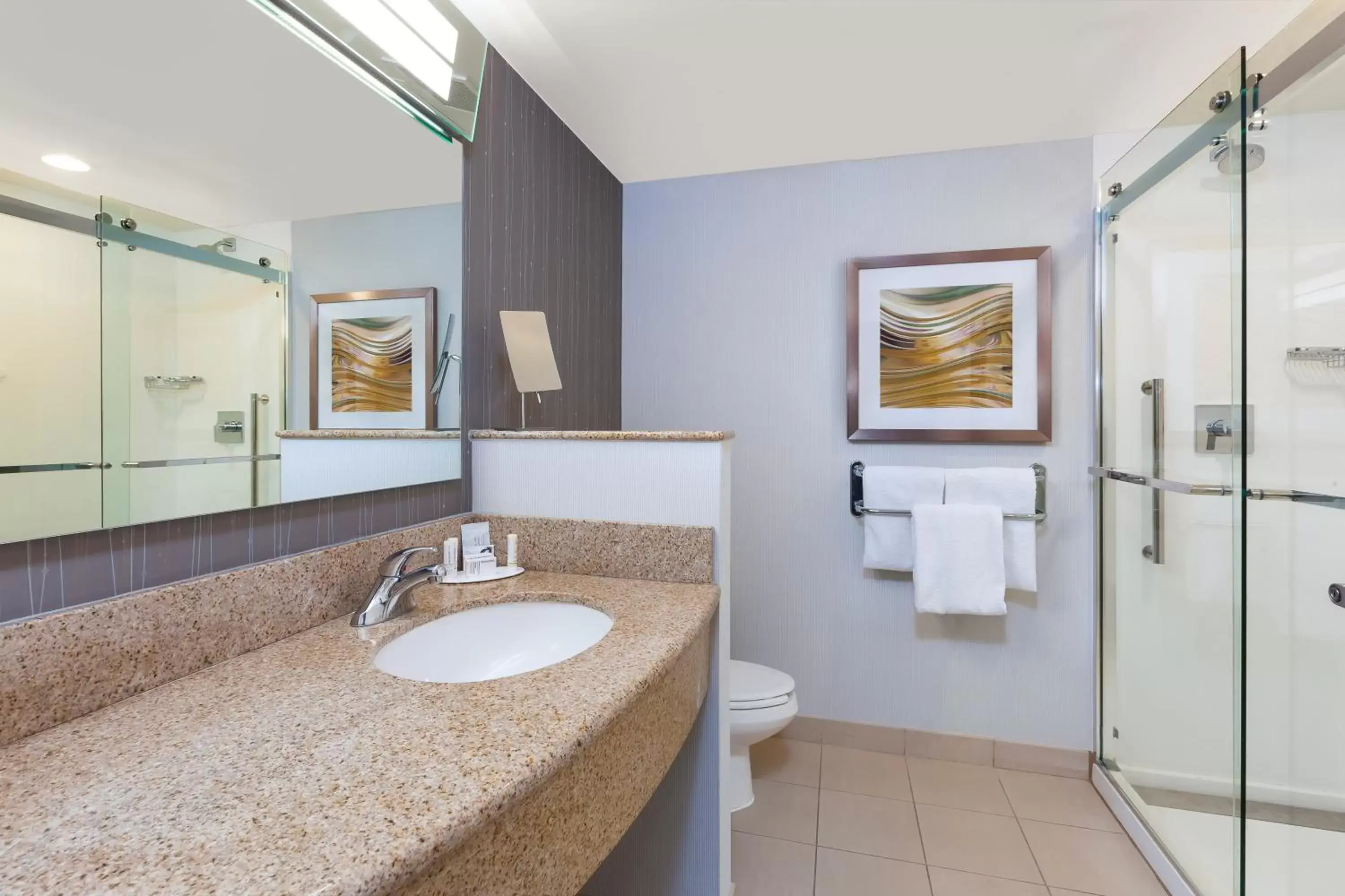 Shower, Bathroom in Courtyard by Marriott Oklahoma City Downtown