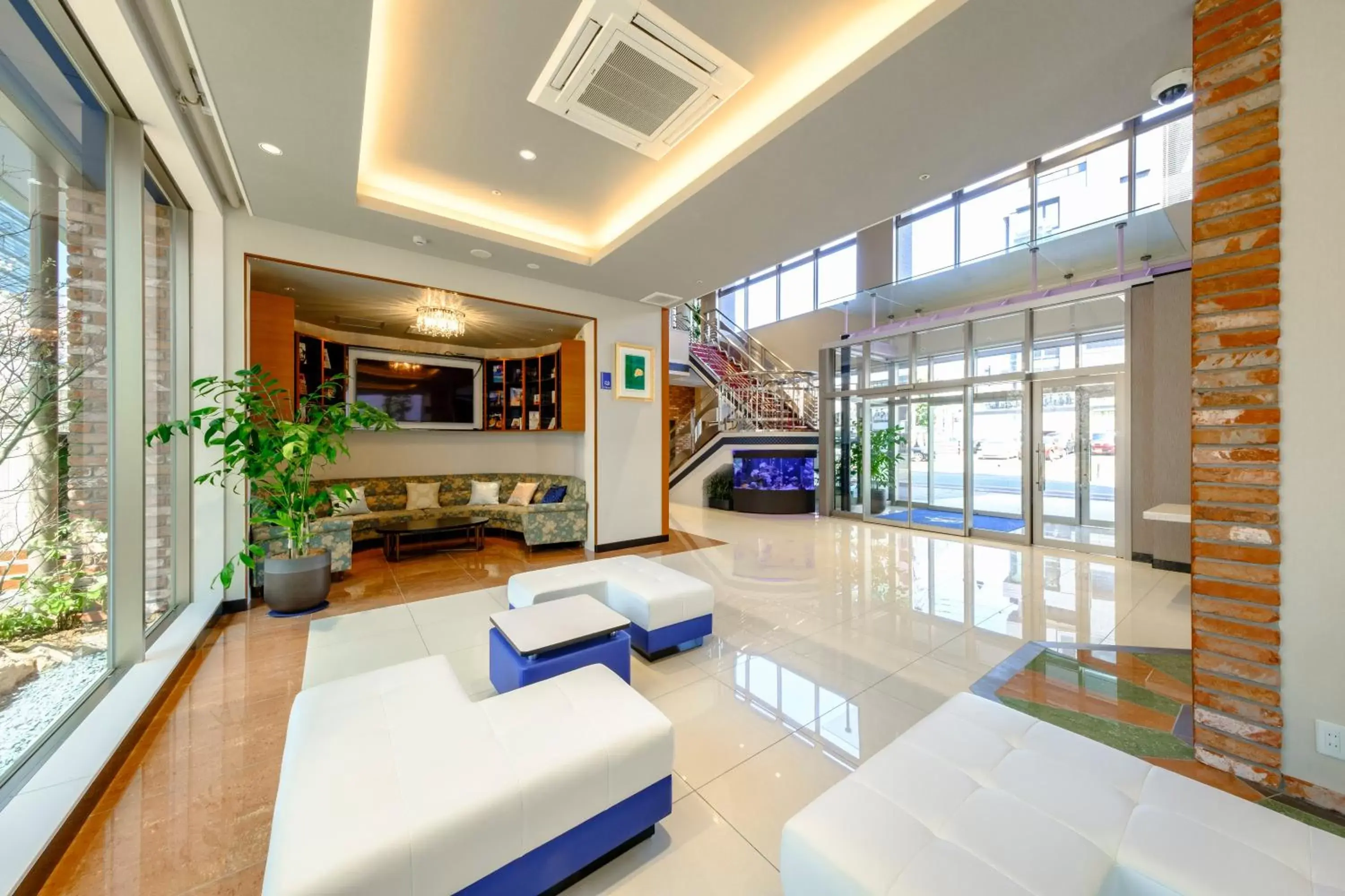 Living room, Lobby/Reception in Hotel Grandolce HAKATA