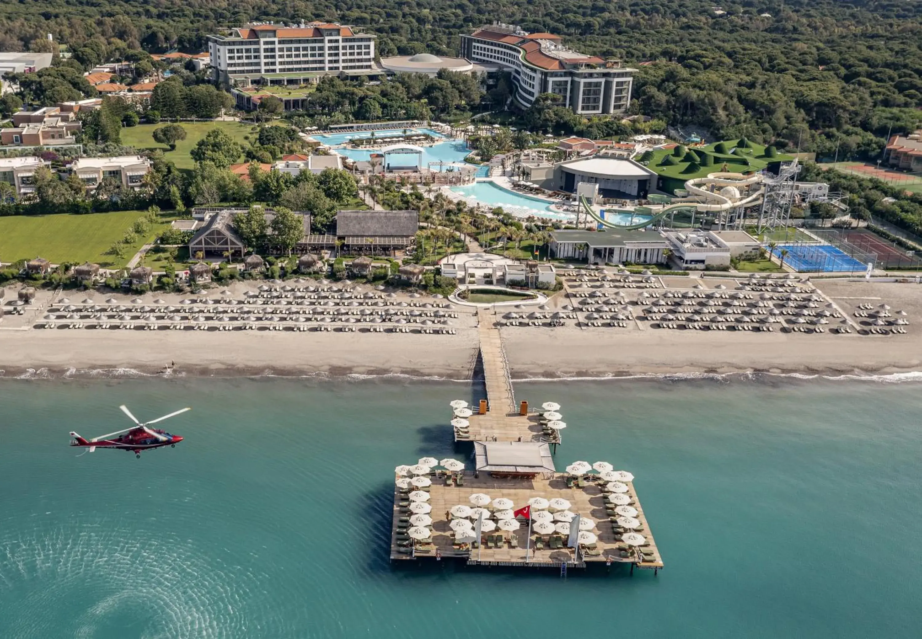 Beach, Bird's-eye View in Ela Quality Resort Belek - Kids Concept