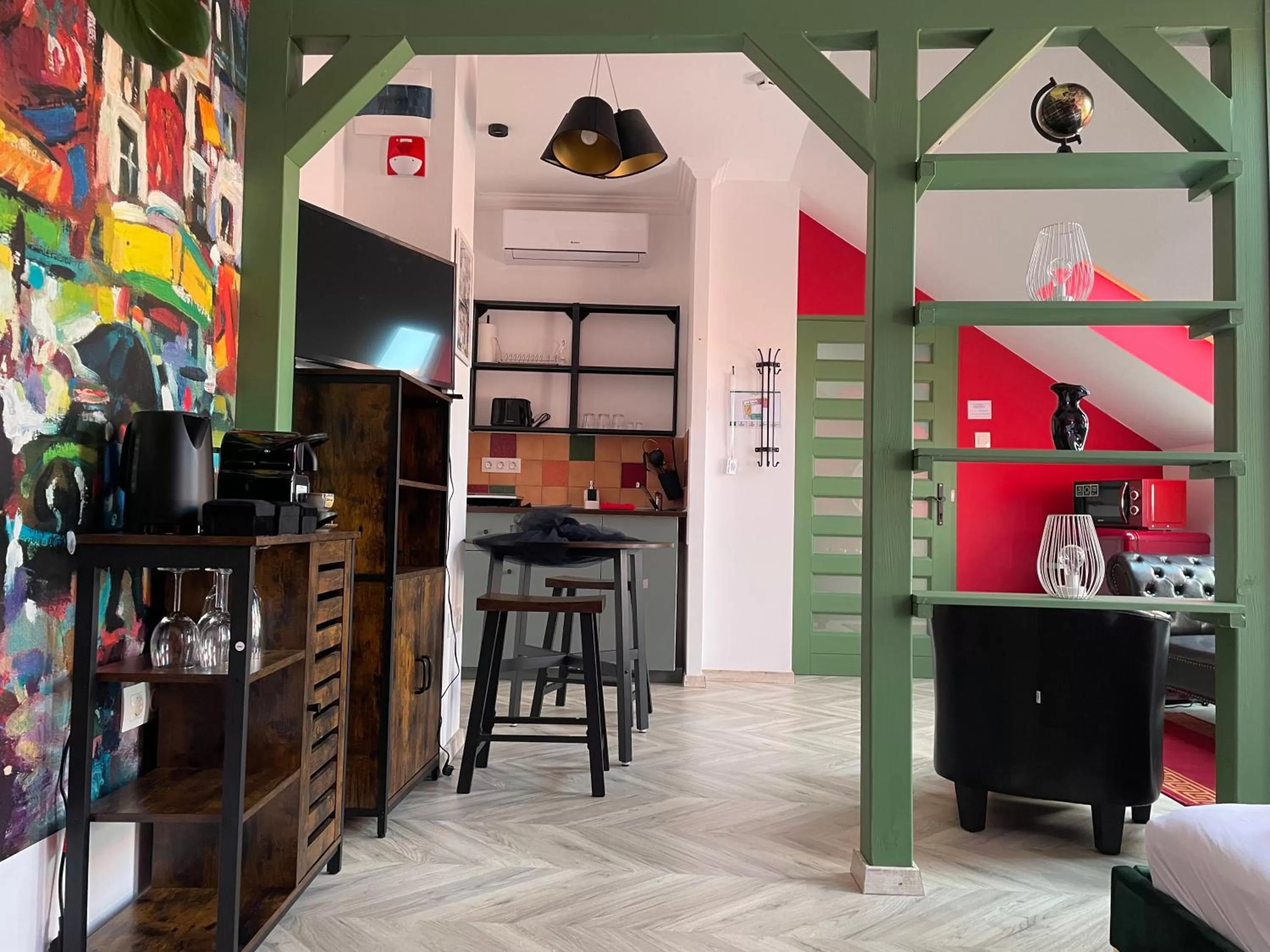 kitchen in Dunakavics XIII Apartman