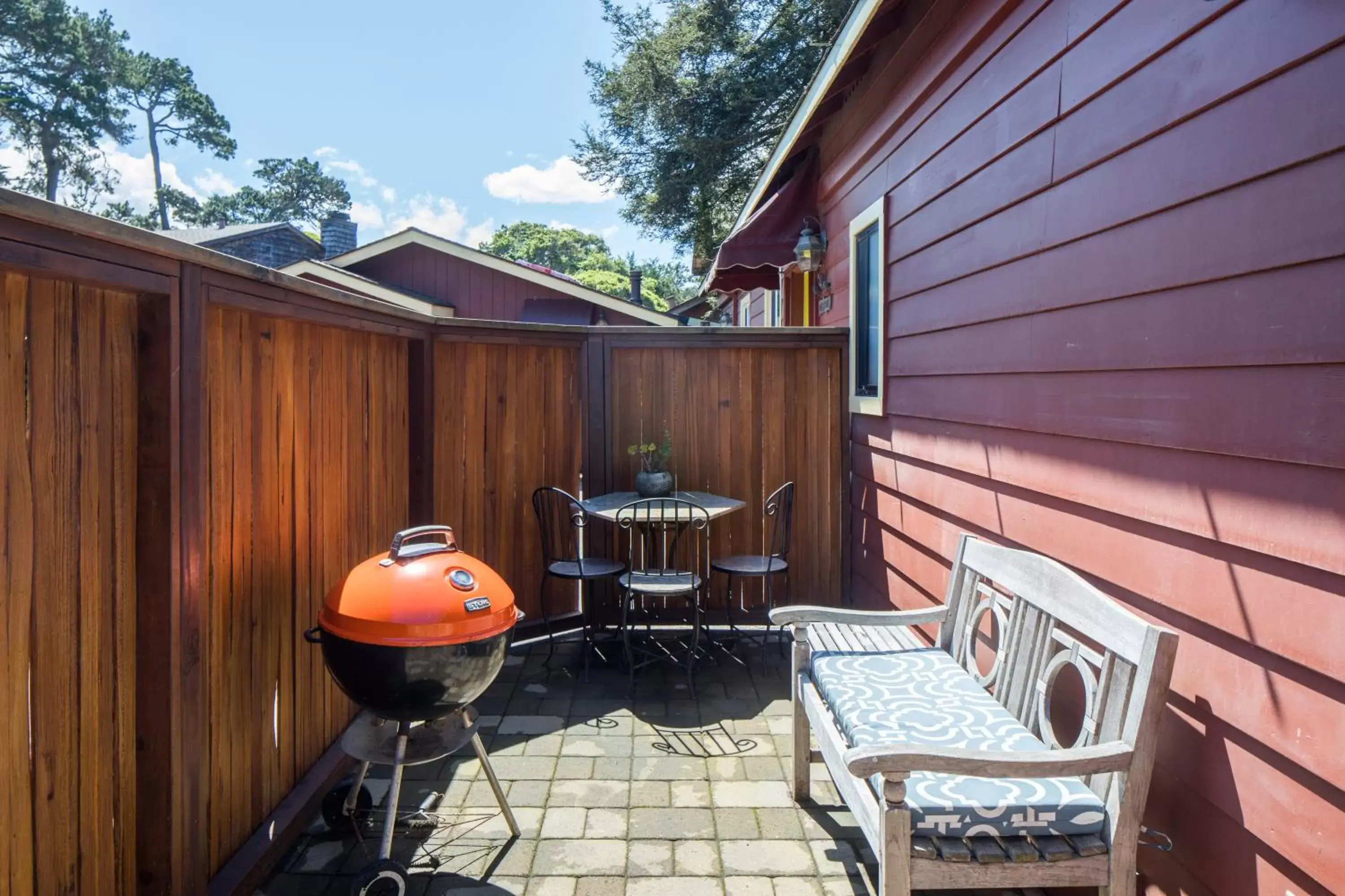 Patio in Andril Fireplace Cottages