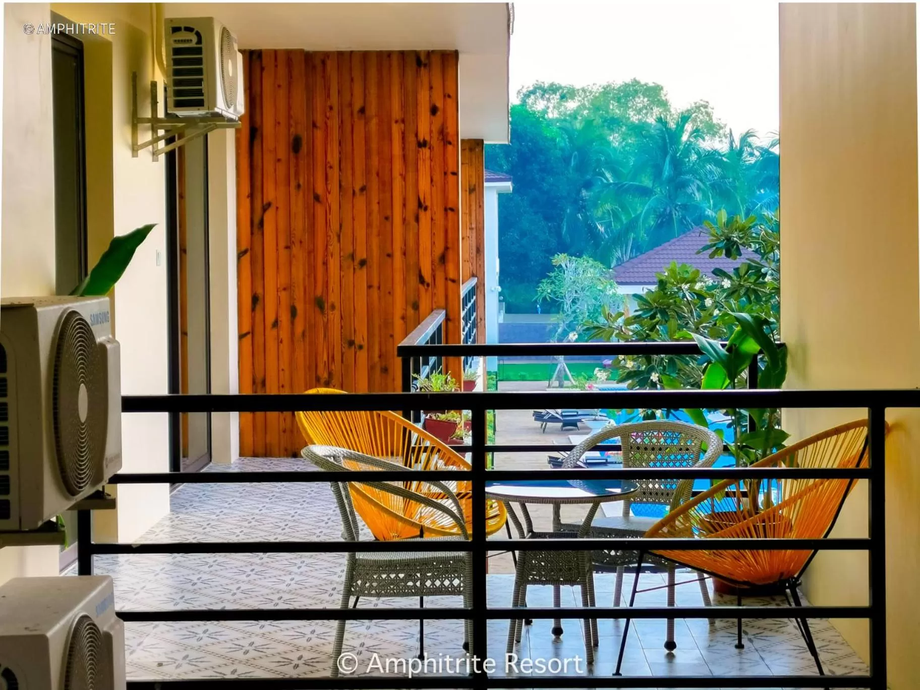 Balcony/Terrace in Amphitrite Resort