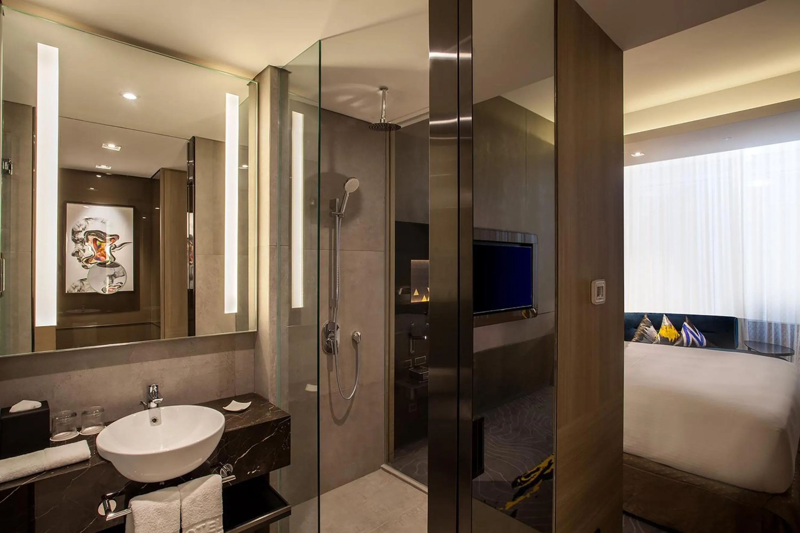 Bathroom in Novotel Singapore On Stevens