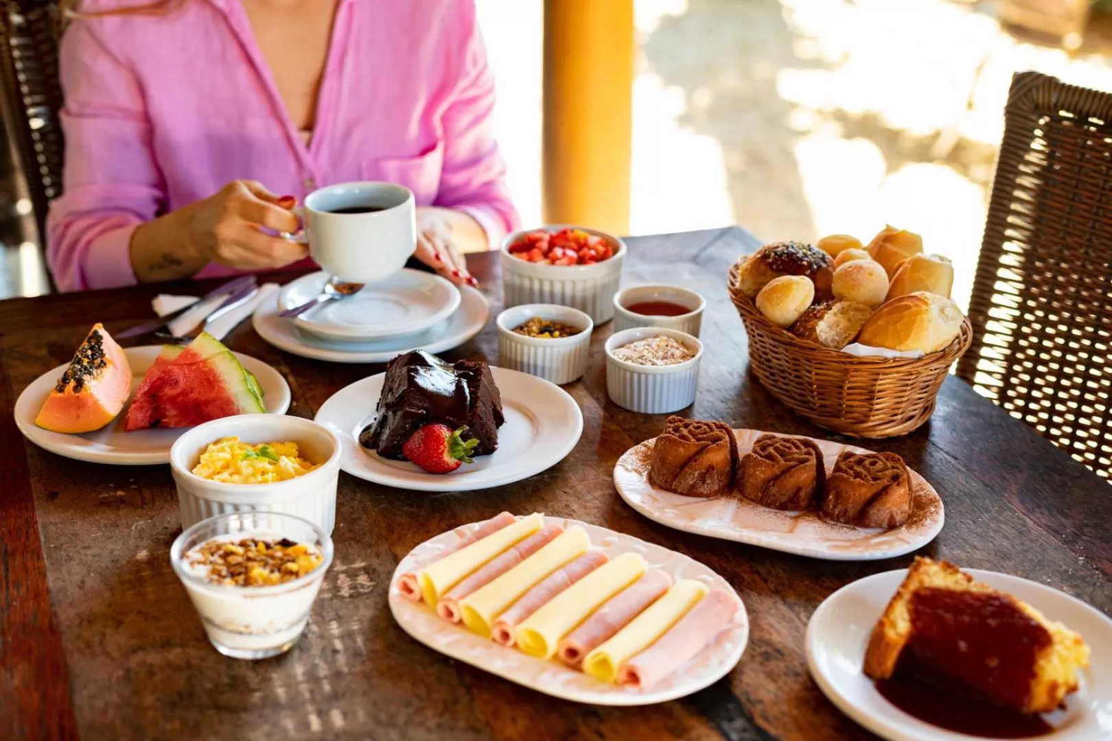 Breakfast in Pousada Eclipse Paraty