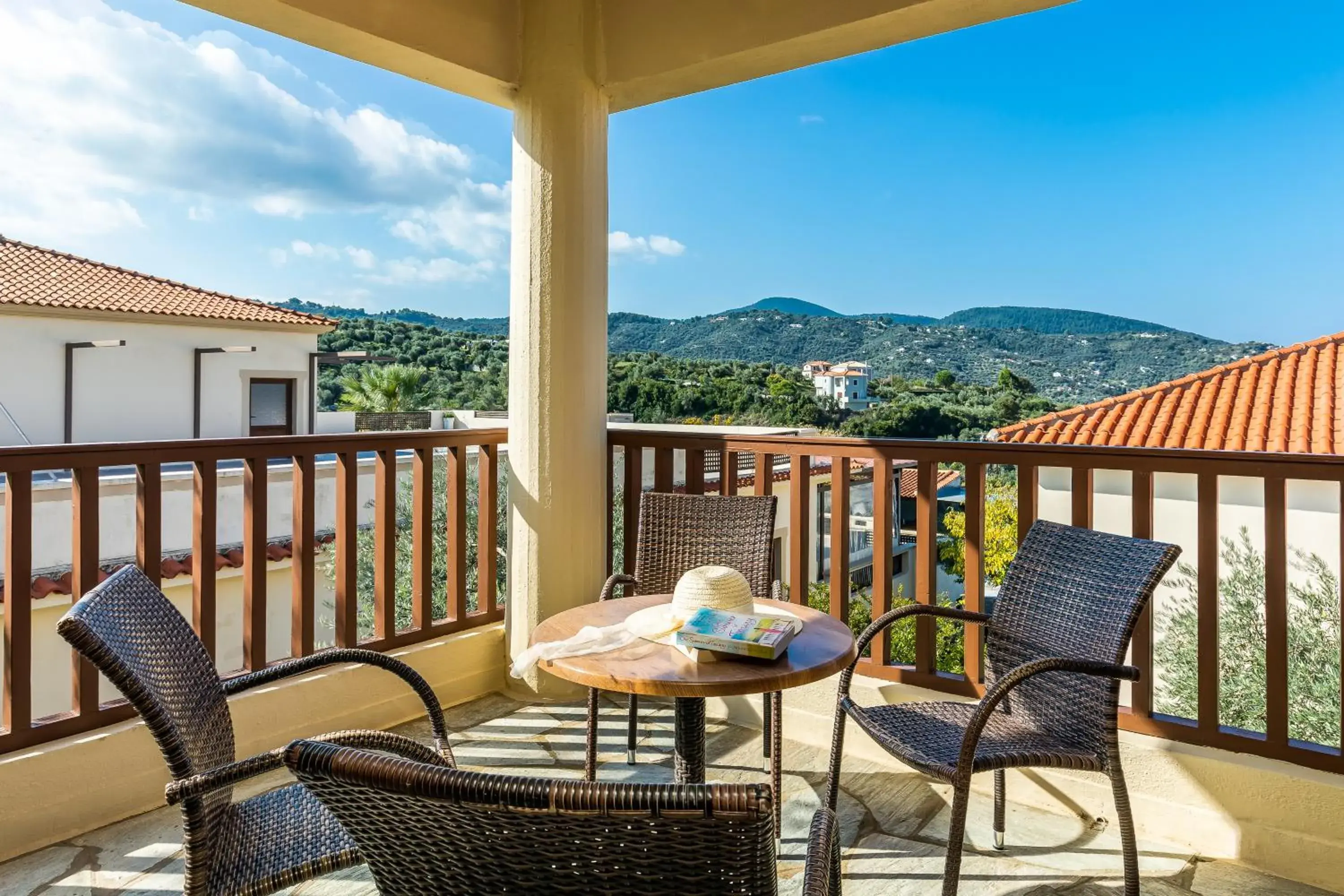 View (from property/room), Balcony/Terrace in Skopelos Holidays Hotel & Spa