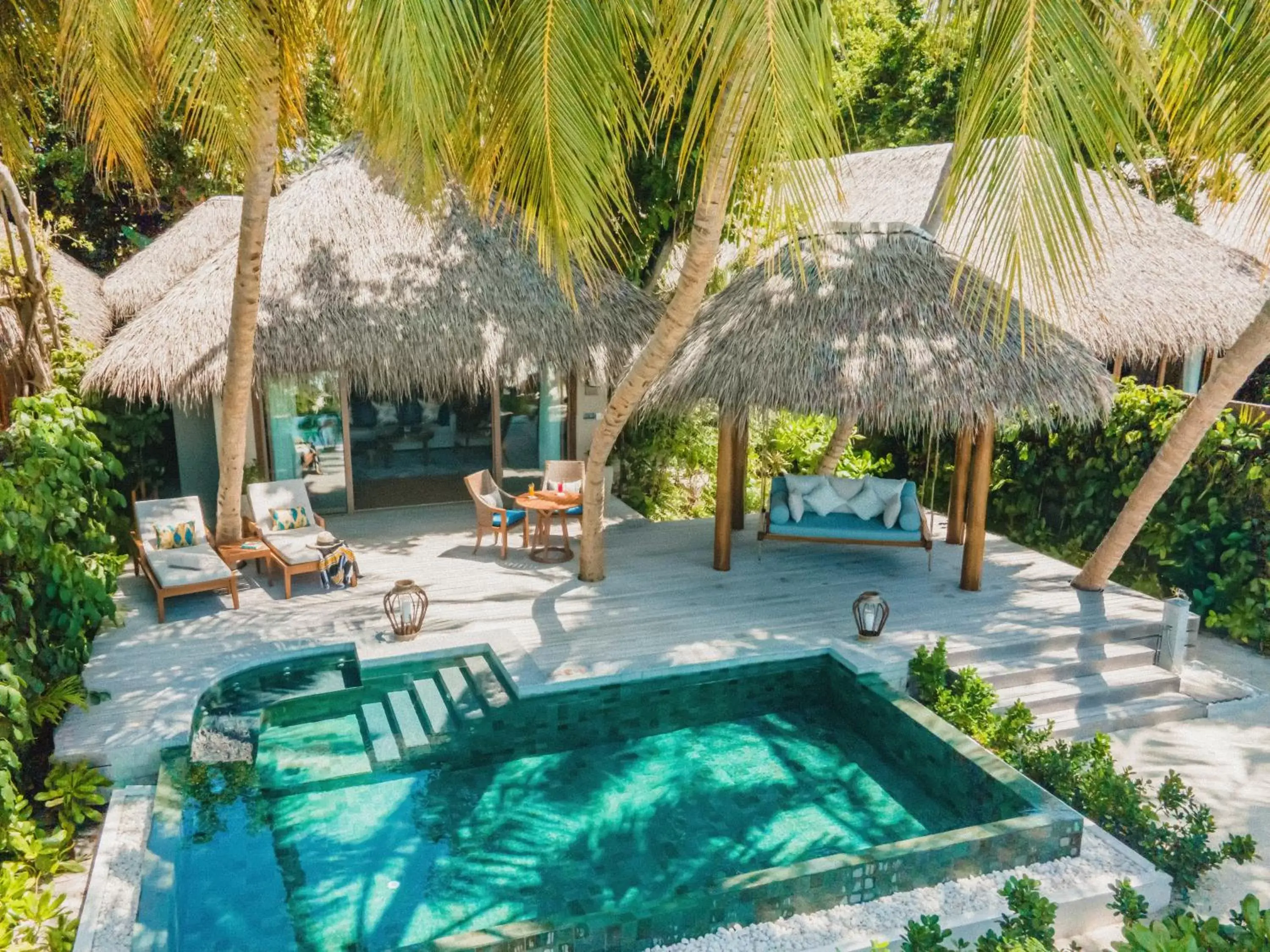 Garden view, Swimming Pool in Baros Maldives