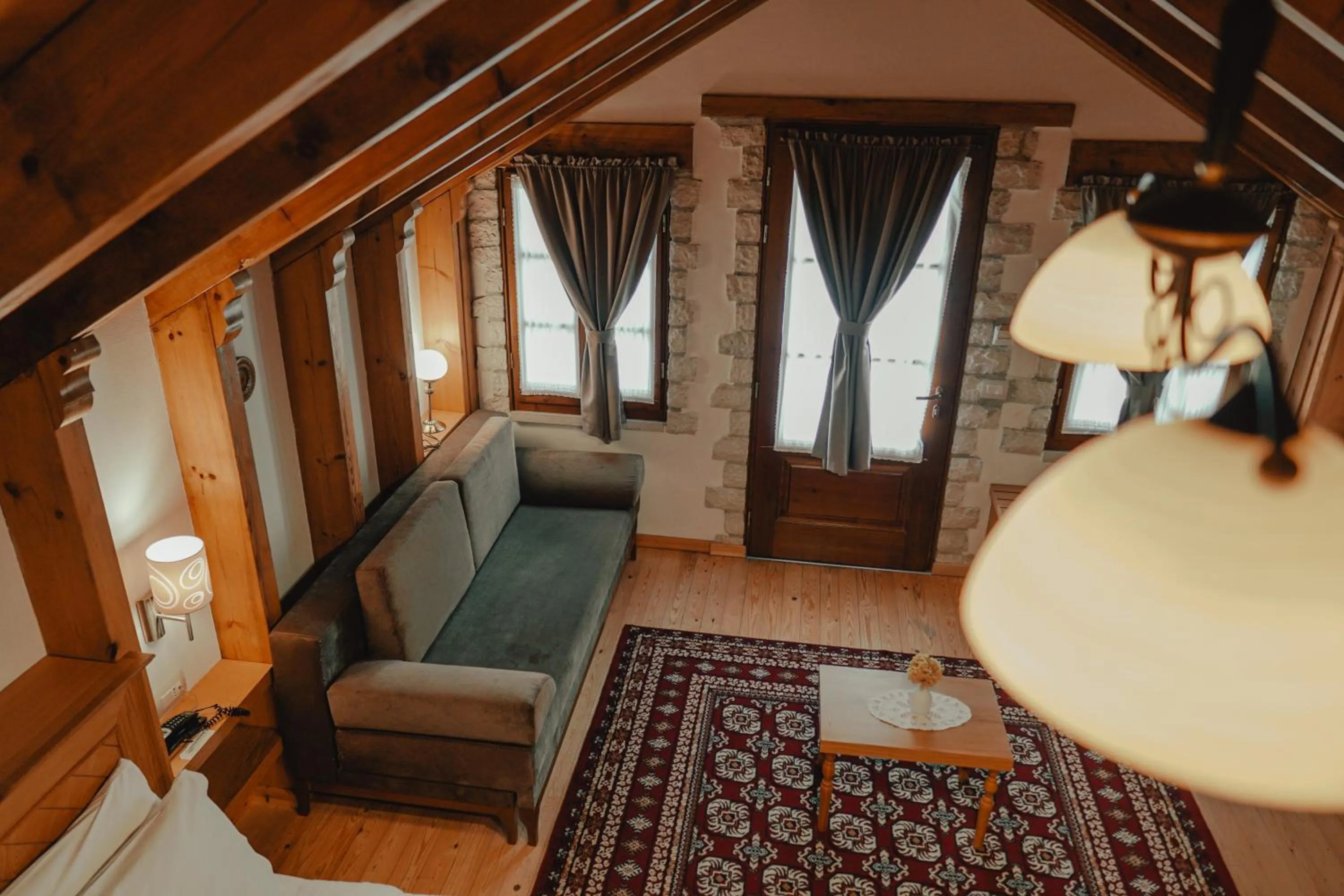 Living room in Hotel Argjiro