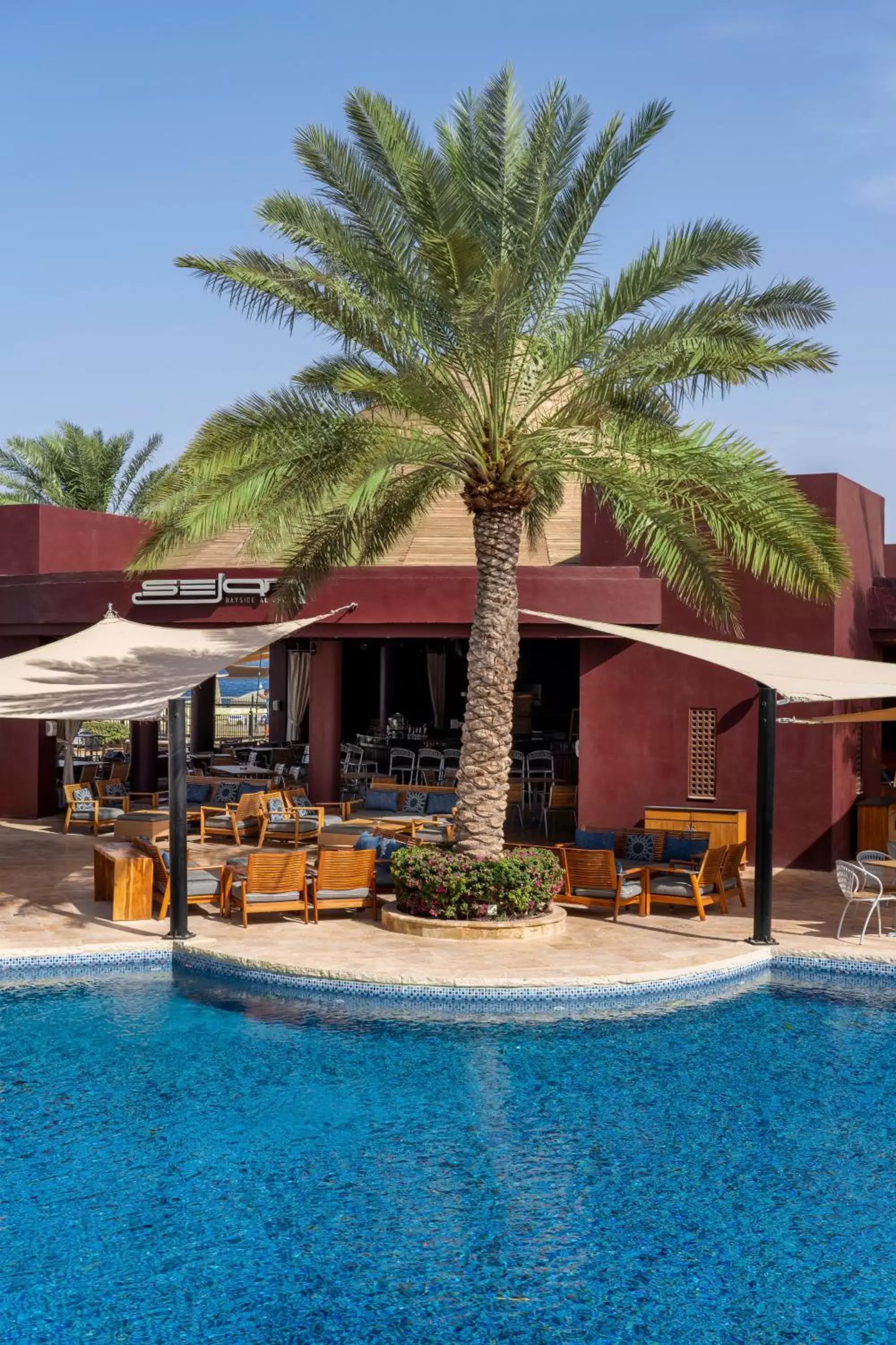 Restaurant/places to eat, Property Building in Movenpick Resort & Spa Tala Bay Aqaba