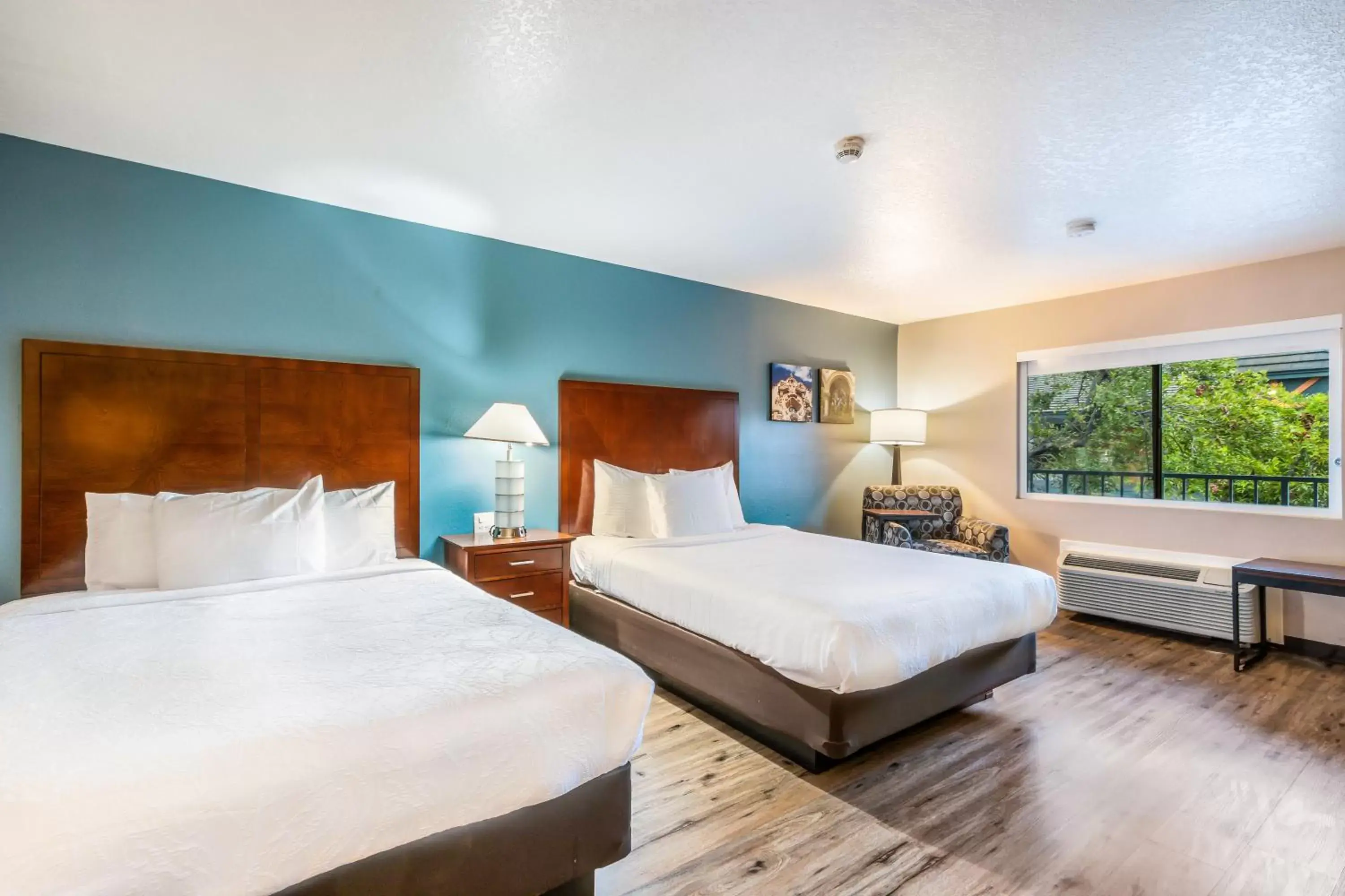 Bed in Hotel Hacienda at Ontario Ranch Bed in Hotel Hacienda at Ontario Ranch