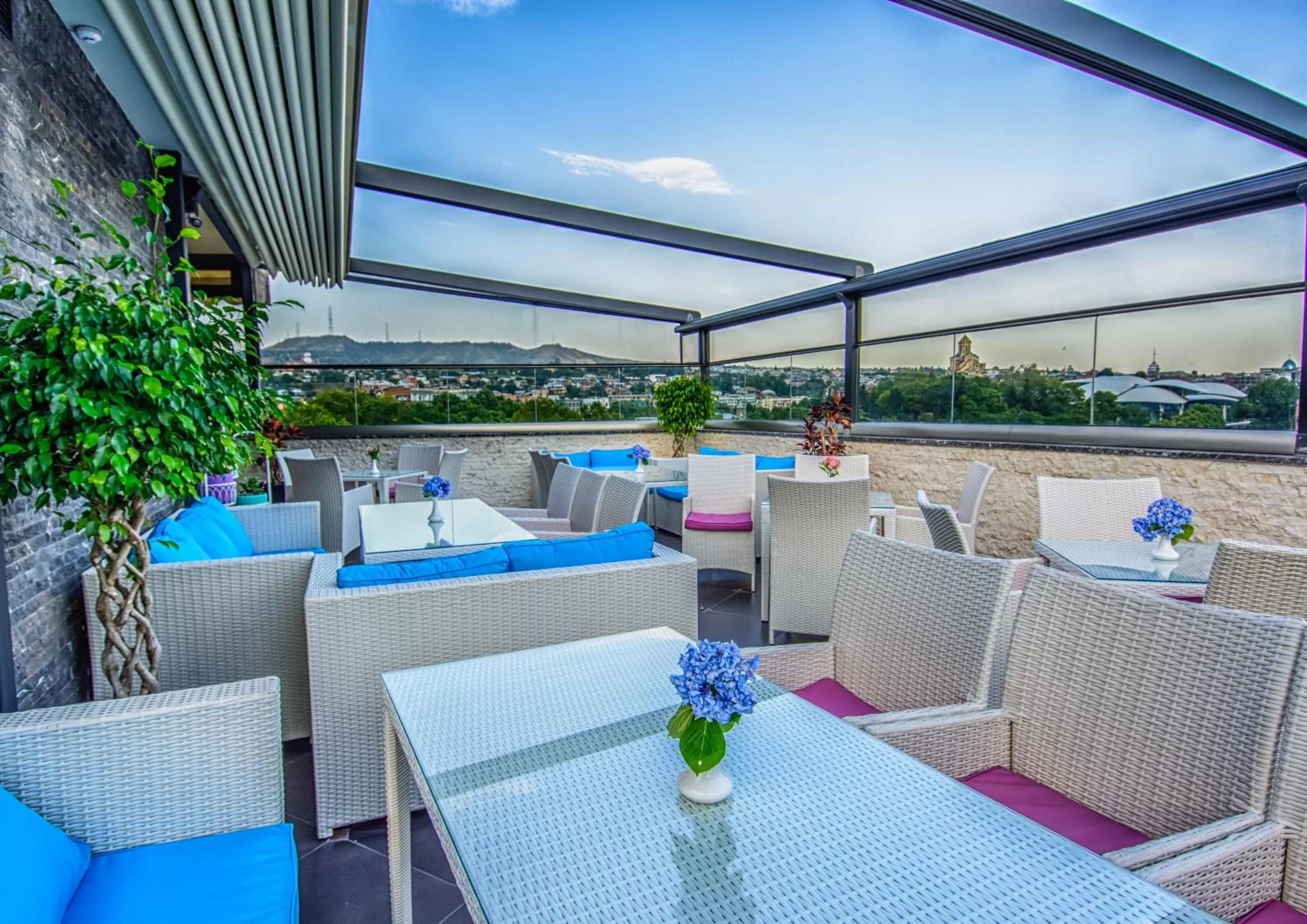 Balcony/Terrace in River Side Hotel Tbilisi