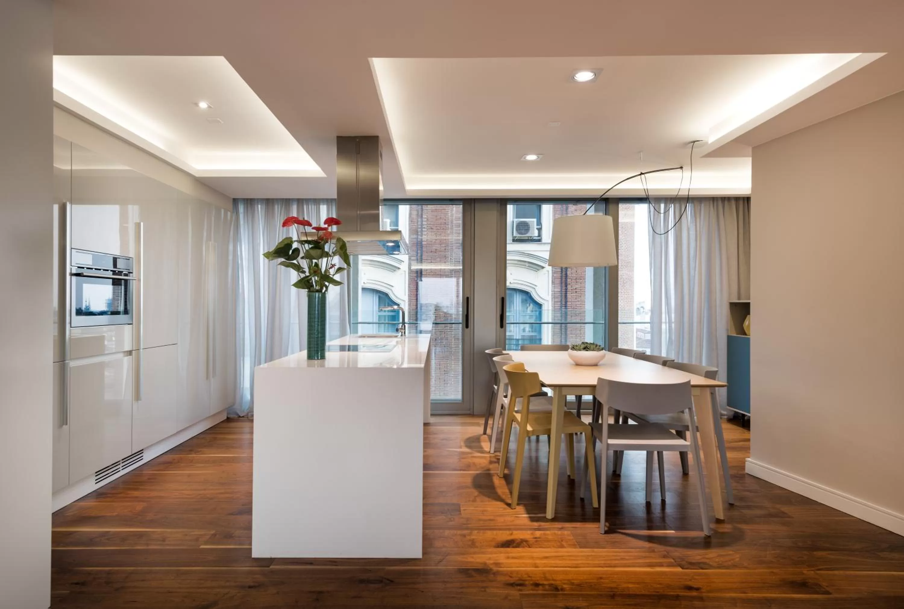 Kitchen or kitchenette in Gran View Apartments