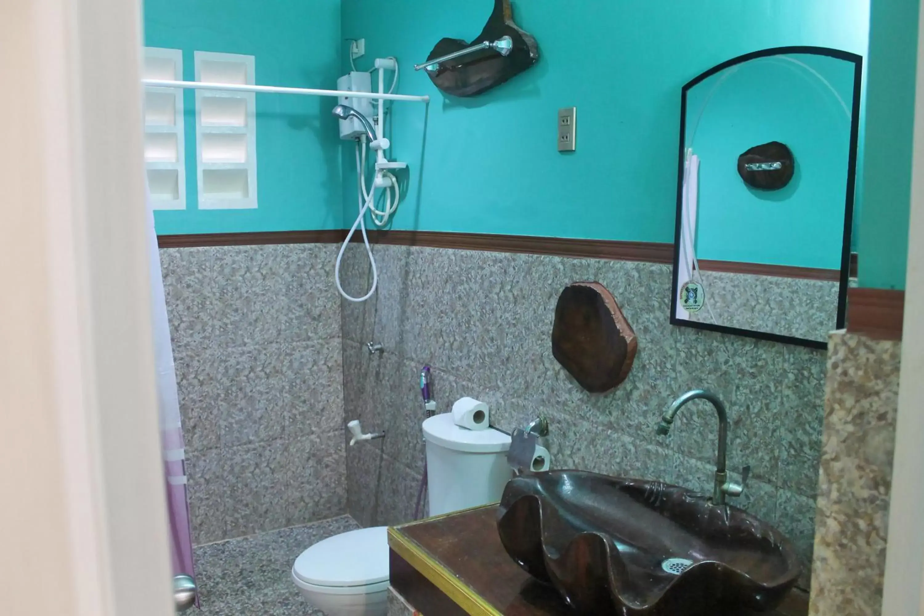 Bathroom in Deep Forest Garden Hotel Bathroom in Deep Forest Garden Hotel