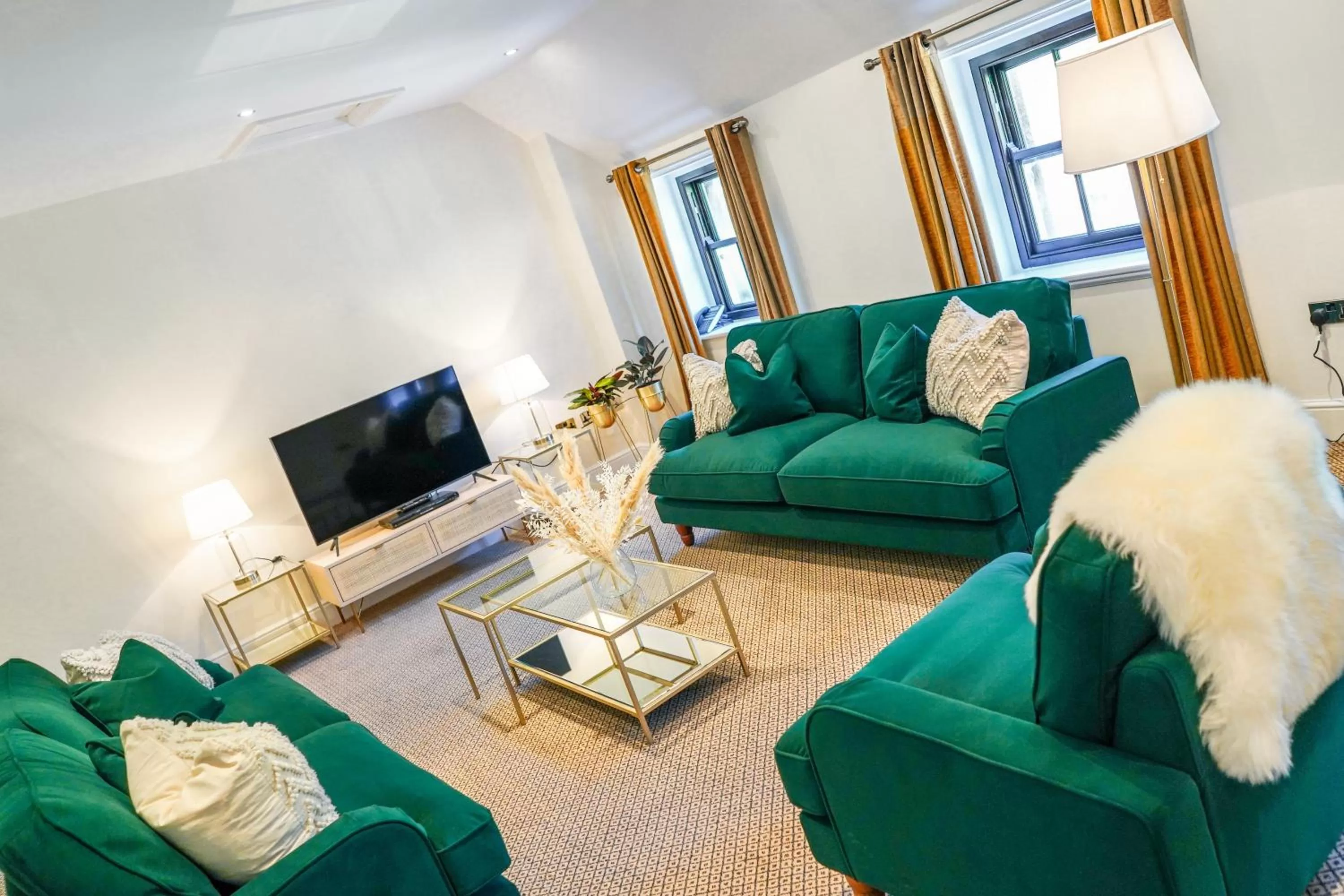 Living room in Beamish Hall Hotel, BW Premier Collection