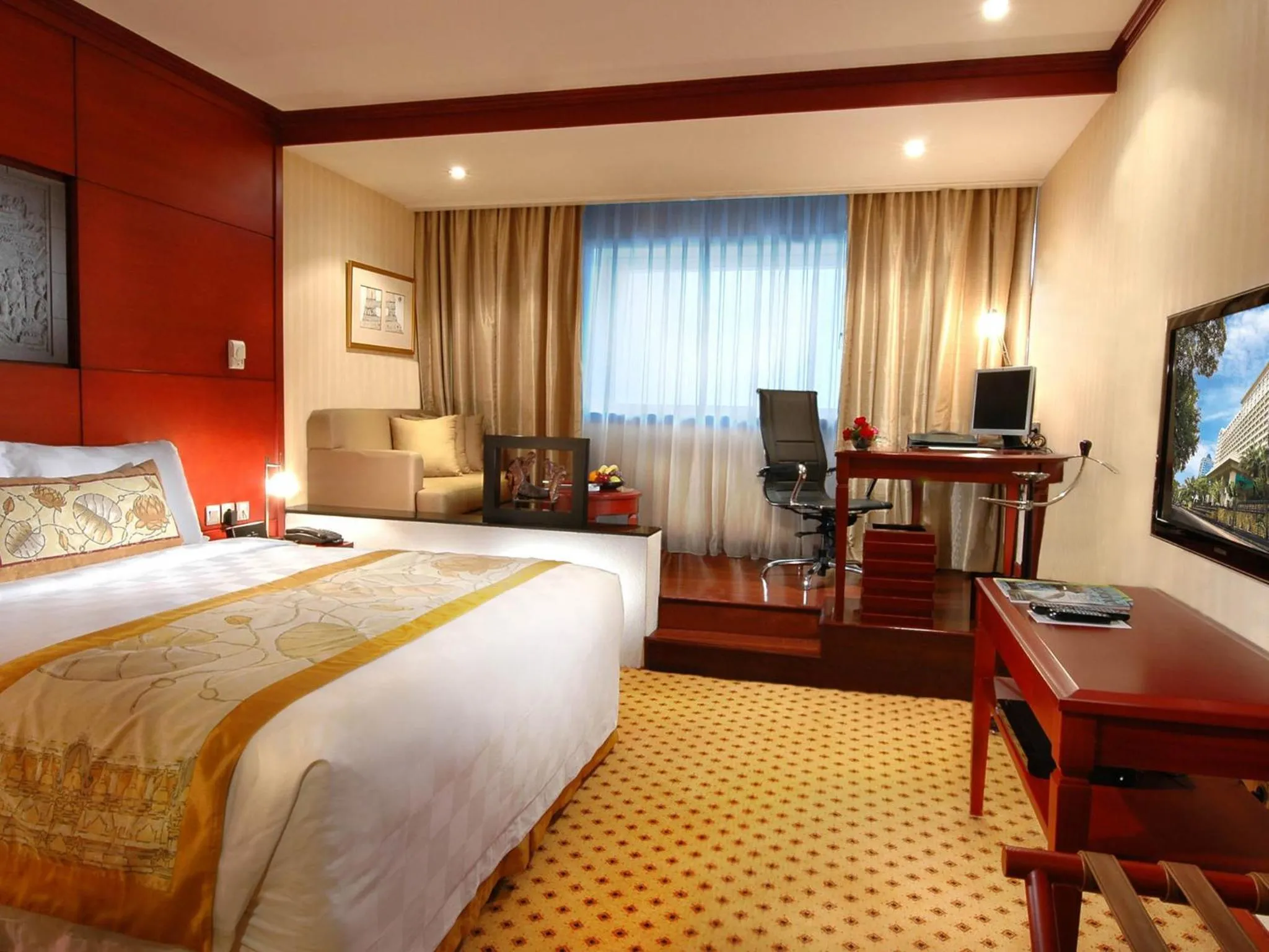 Bedroom, Bed in Hotel Borobudur Jakarta