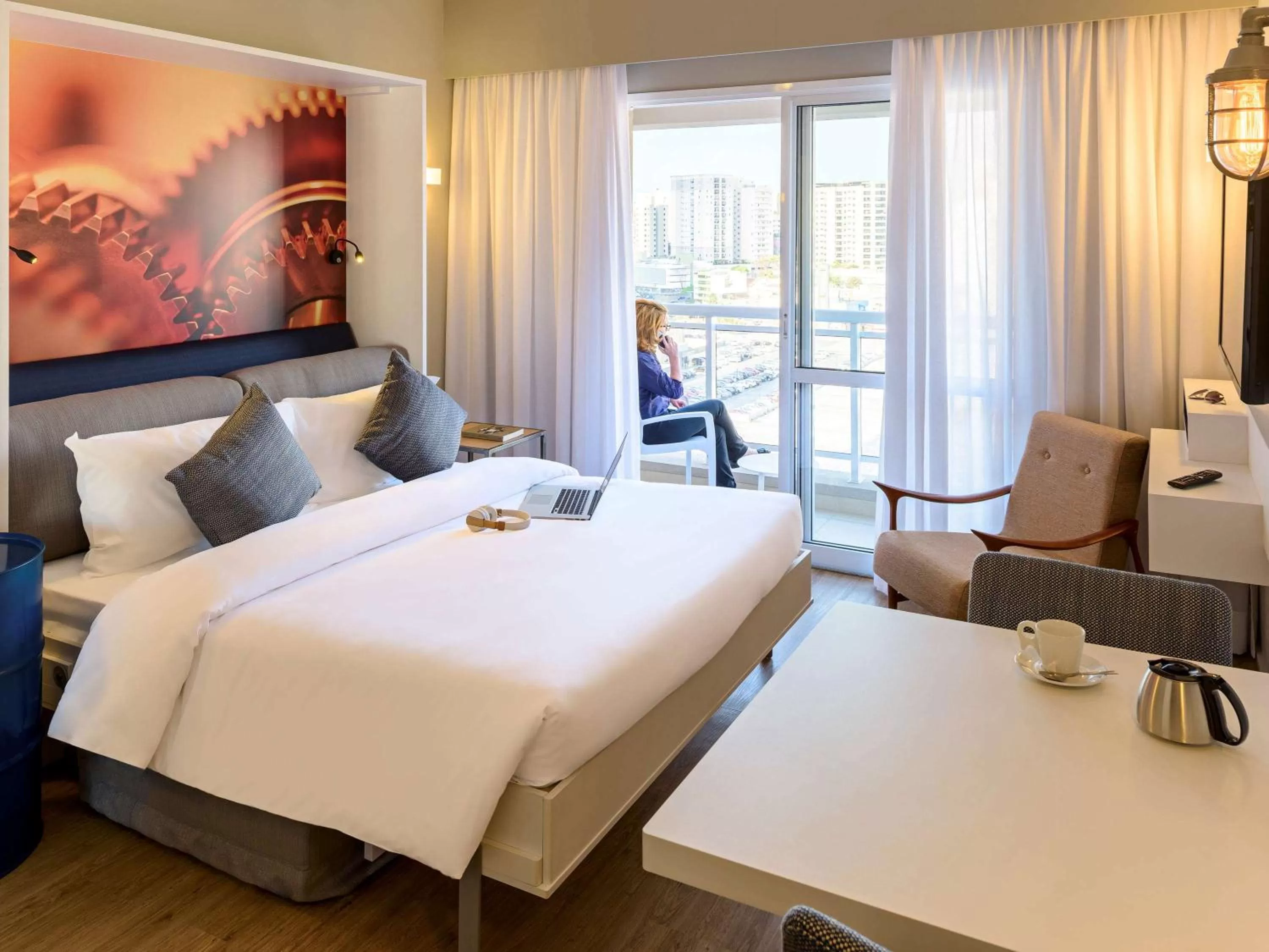 Photo of the whole room, Bed in Aparthotel Adagio Sao Bernardo Do Campo