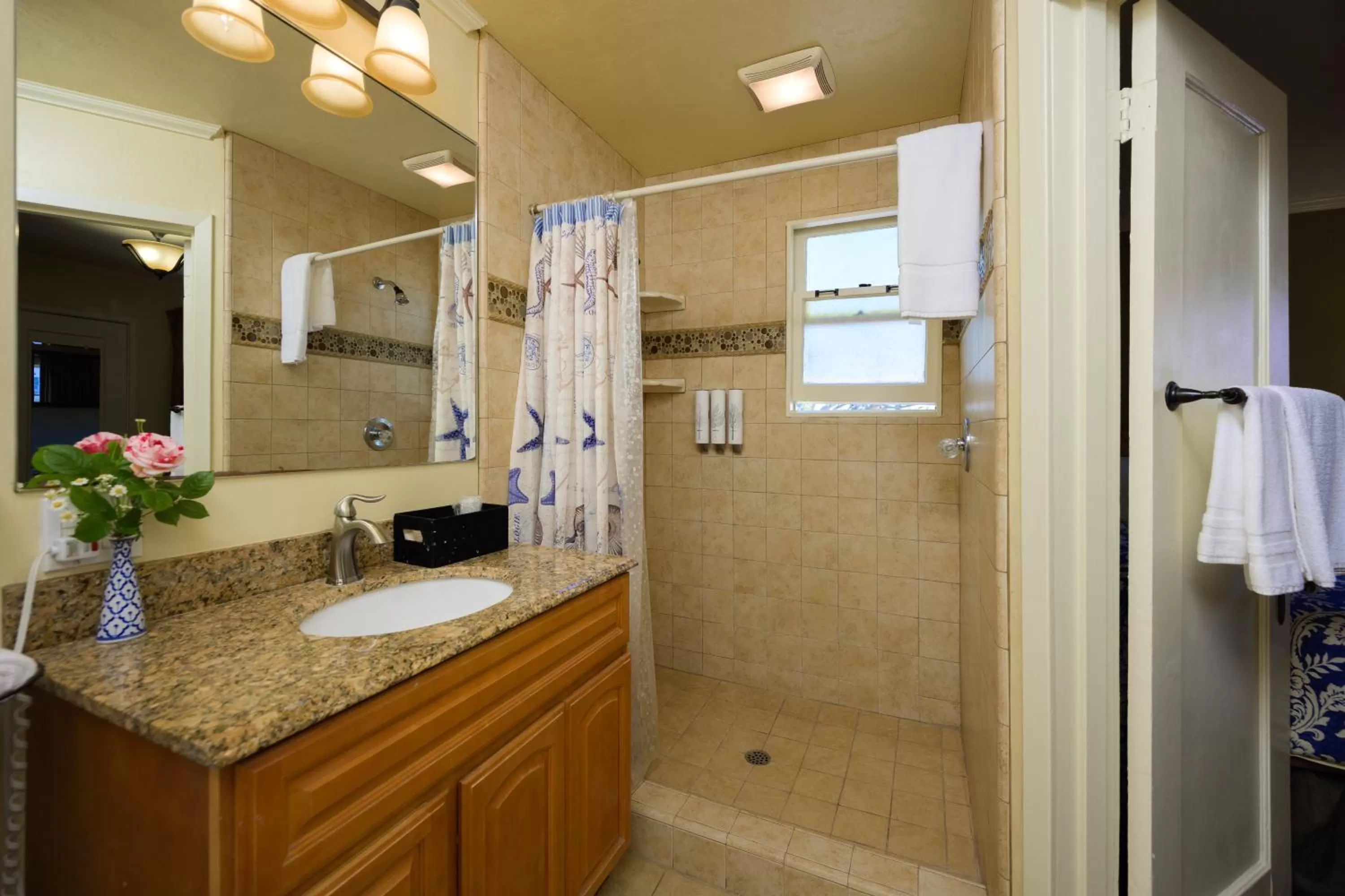 Shower in Marina Motel