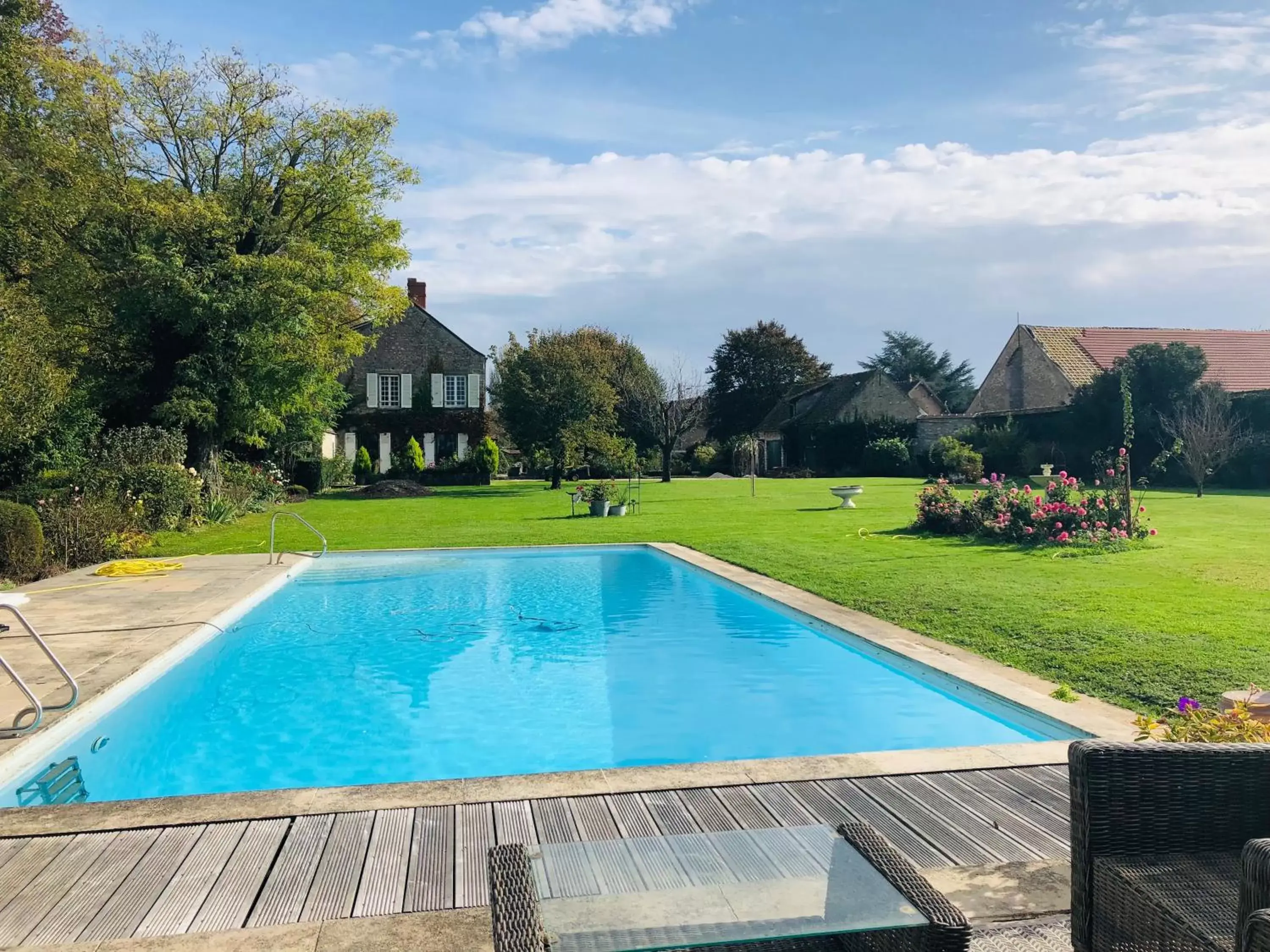 Garden, Swimming Pool in La plaine de l'Angelus