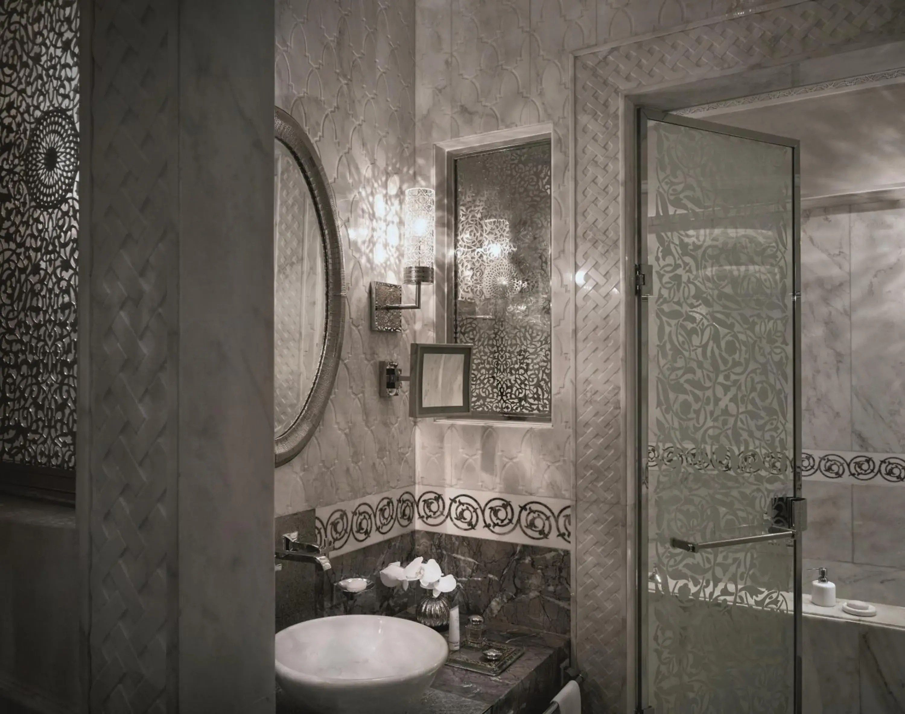 Bathroom in Royal Mansour Marrakech