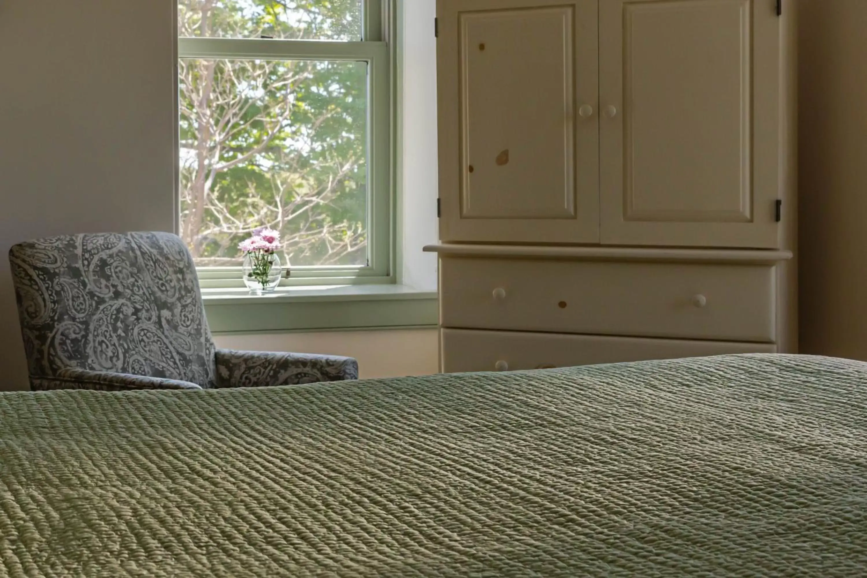 Decorative detail, Bed in Maple Hill Farm Inn