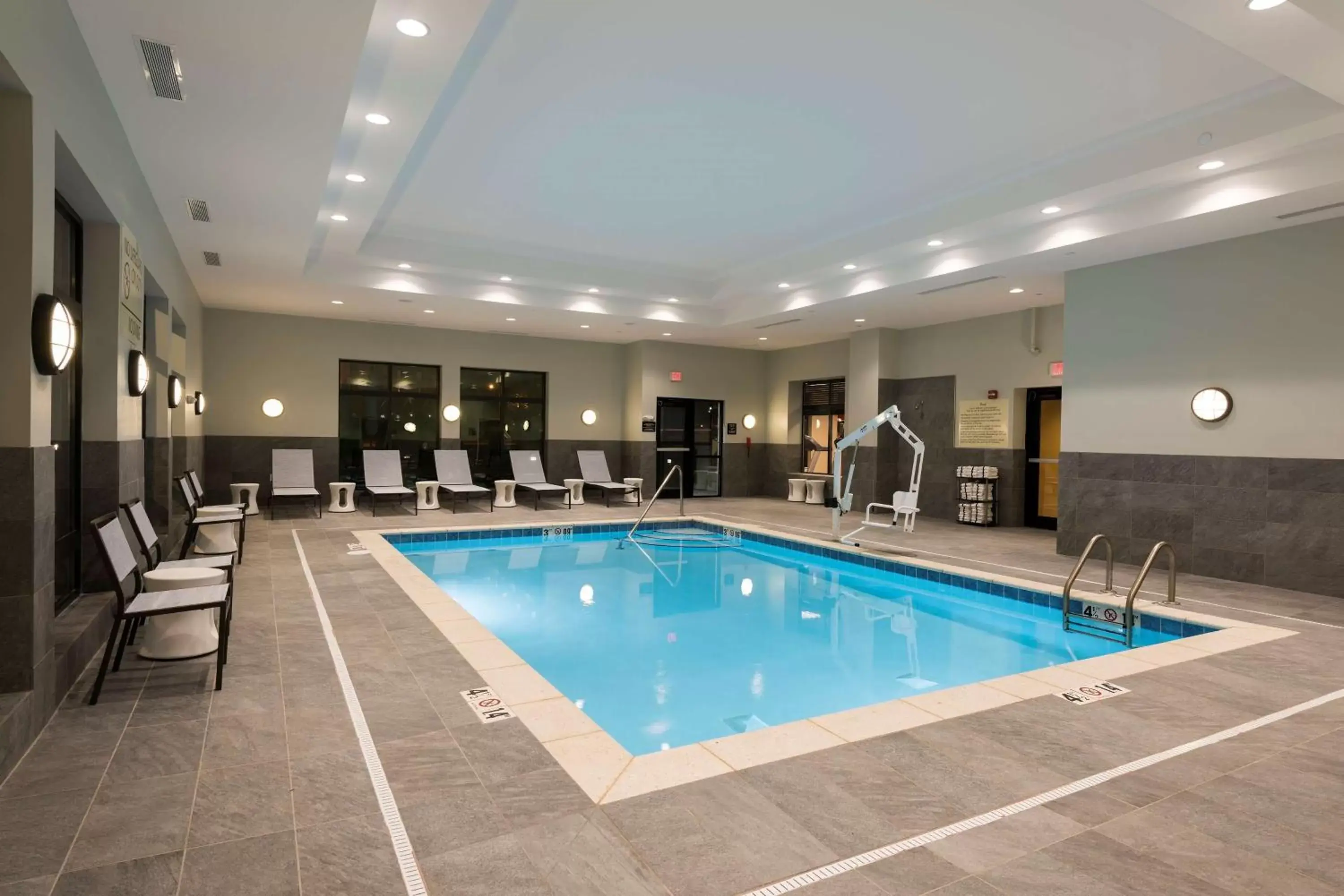 Pool view, Swimming Pool in Hampton Inn & Suites West Lafayette, In