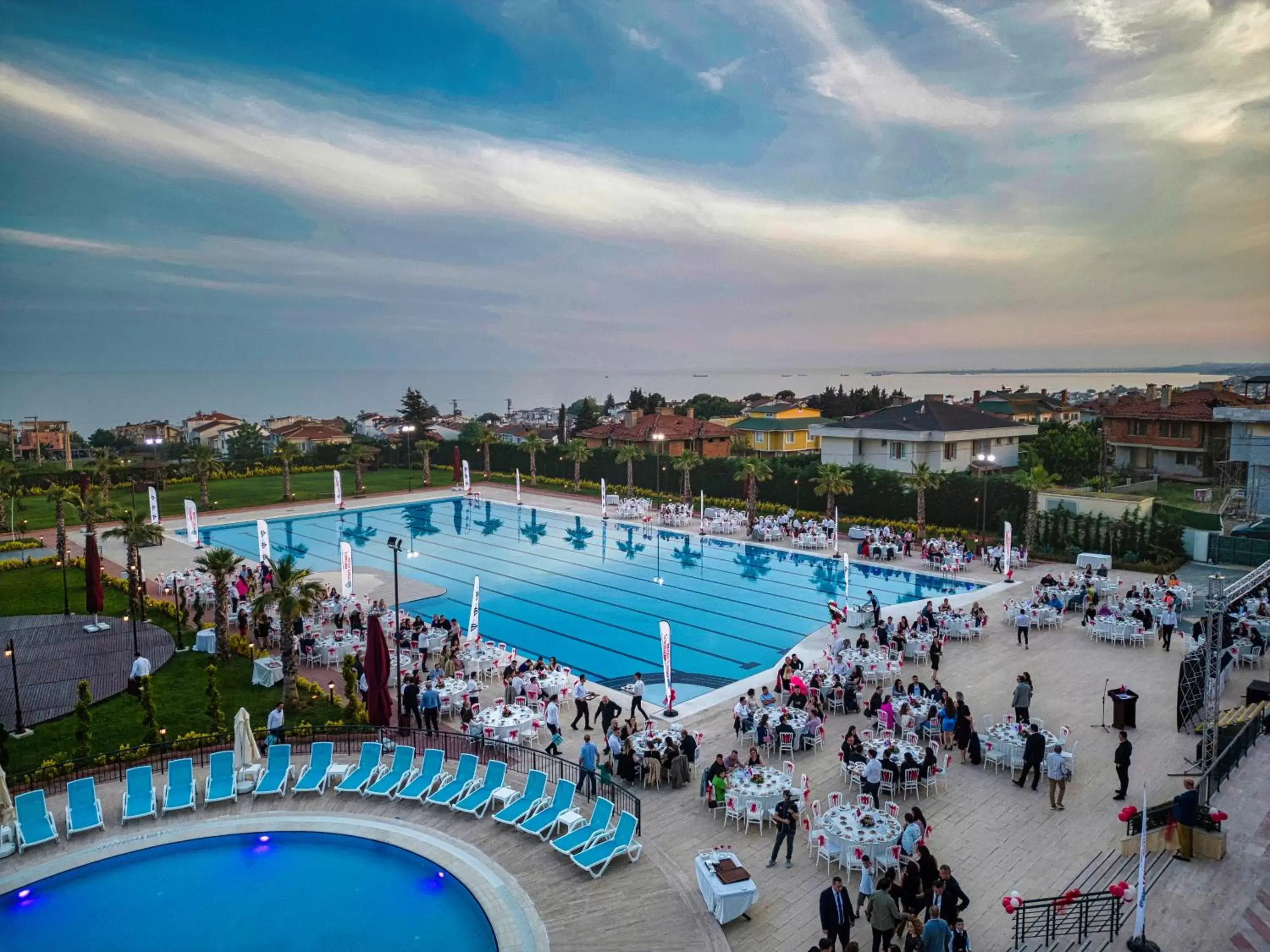 wedding, Pool View in Ramada Plaza by Wyndham Silivri