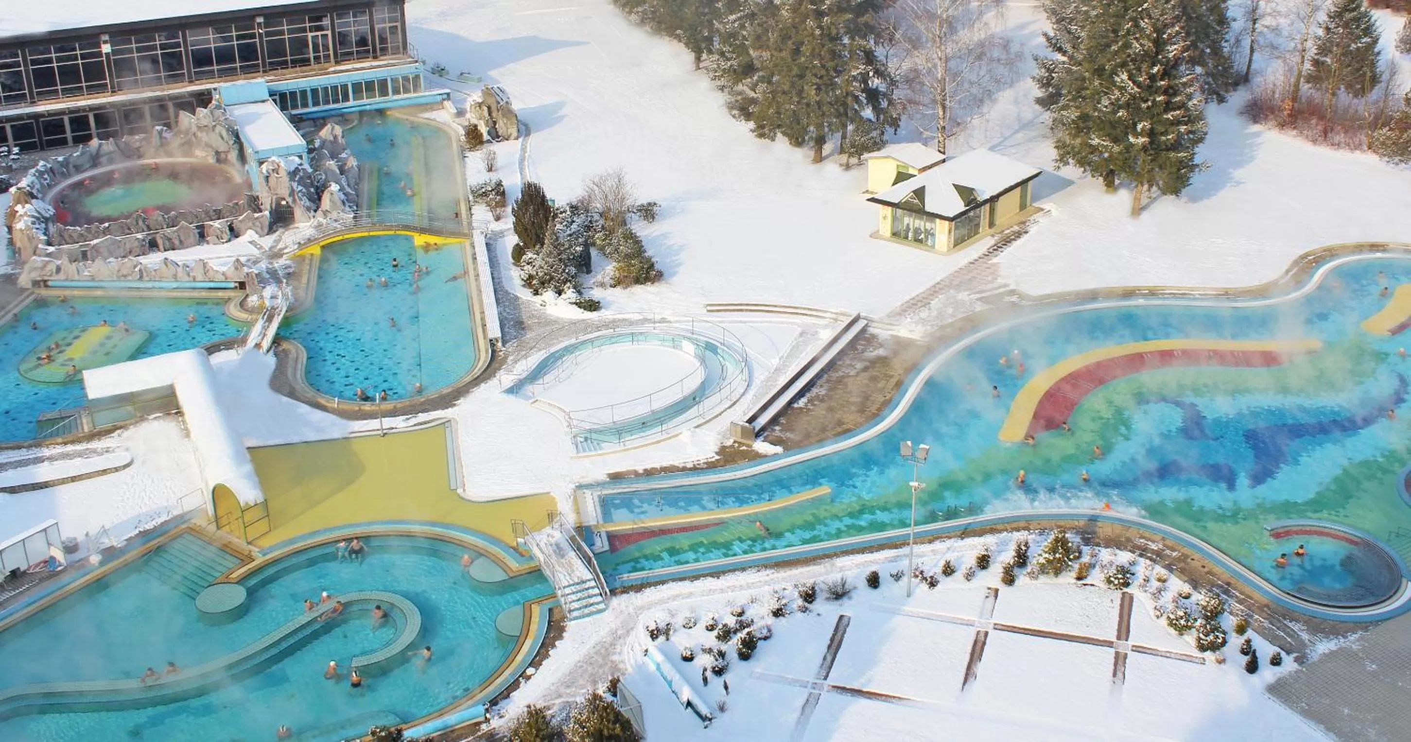 Bird's eye view in Johannesbad Hotel Phönix