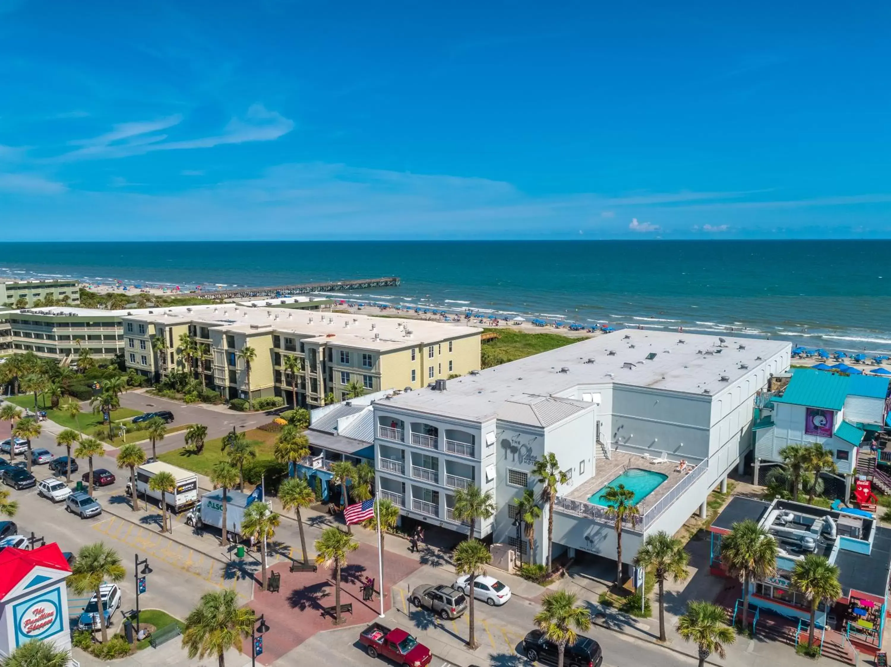 Property building, Bird's-eye View in The Palms Oceanfront Hotel