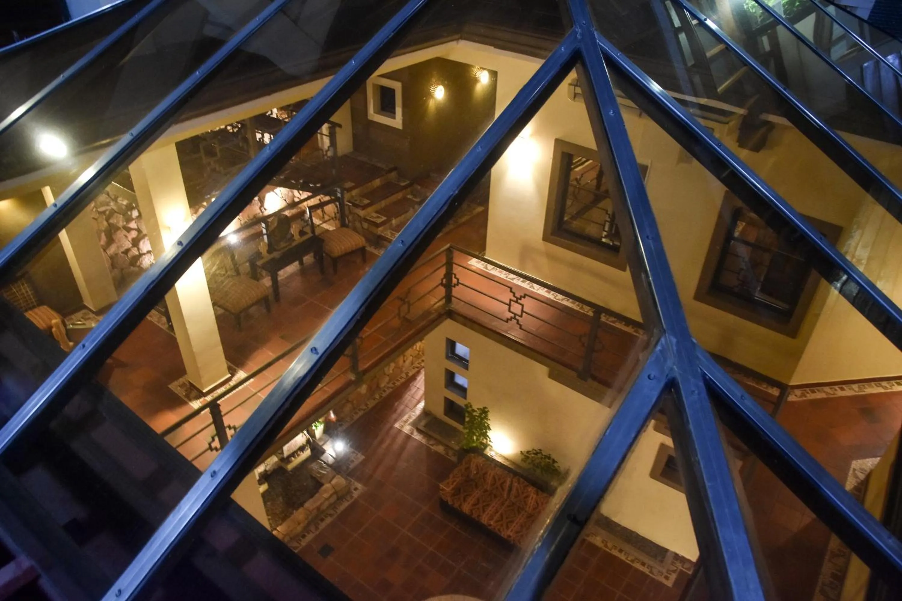 Bird's eye view in Hotel Inkai