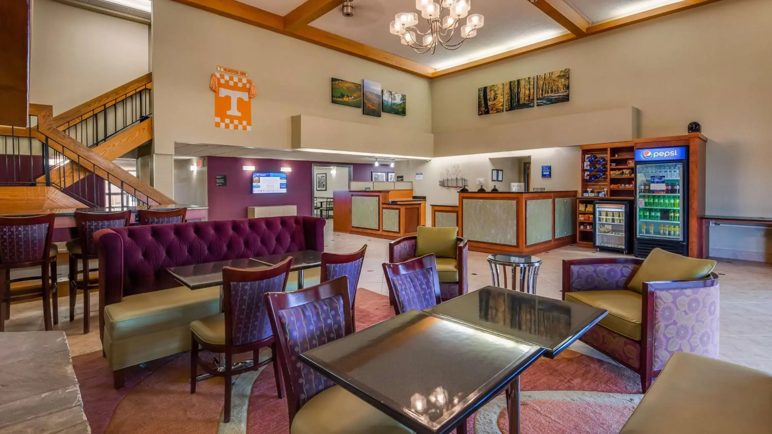 Lobby or reception, Restaurant/Places to Eat in Best Western Plus Knoxville Cedar Bluff
