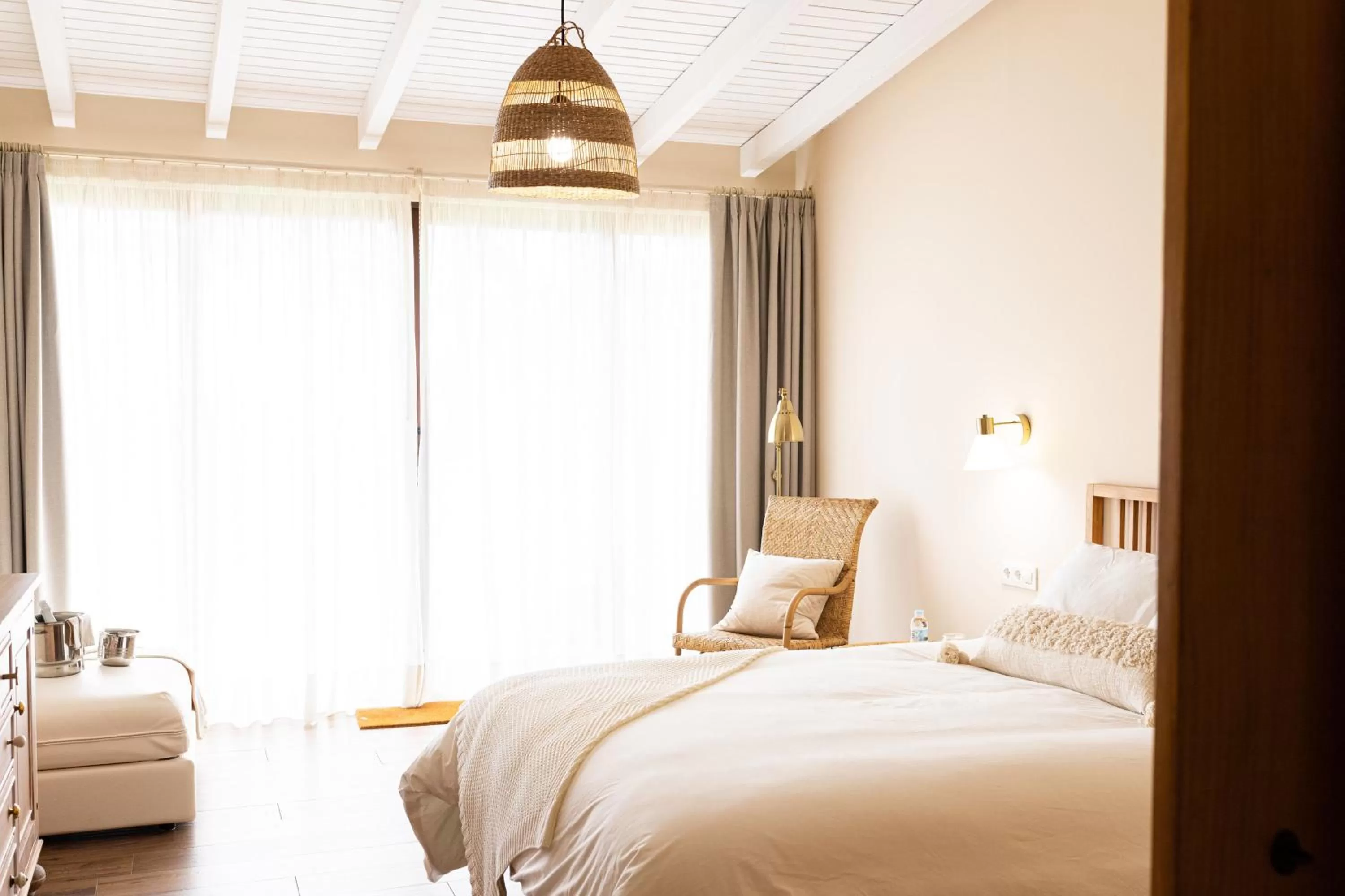 Bed in Hotel Rural Ohana