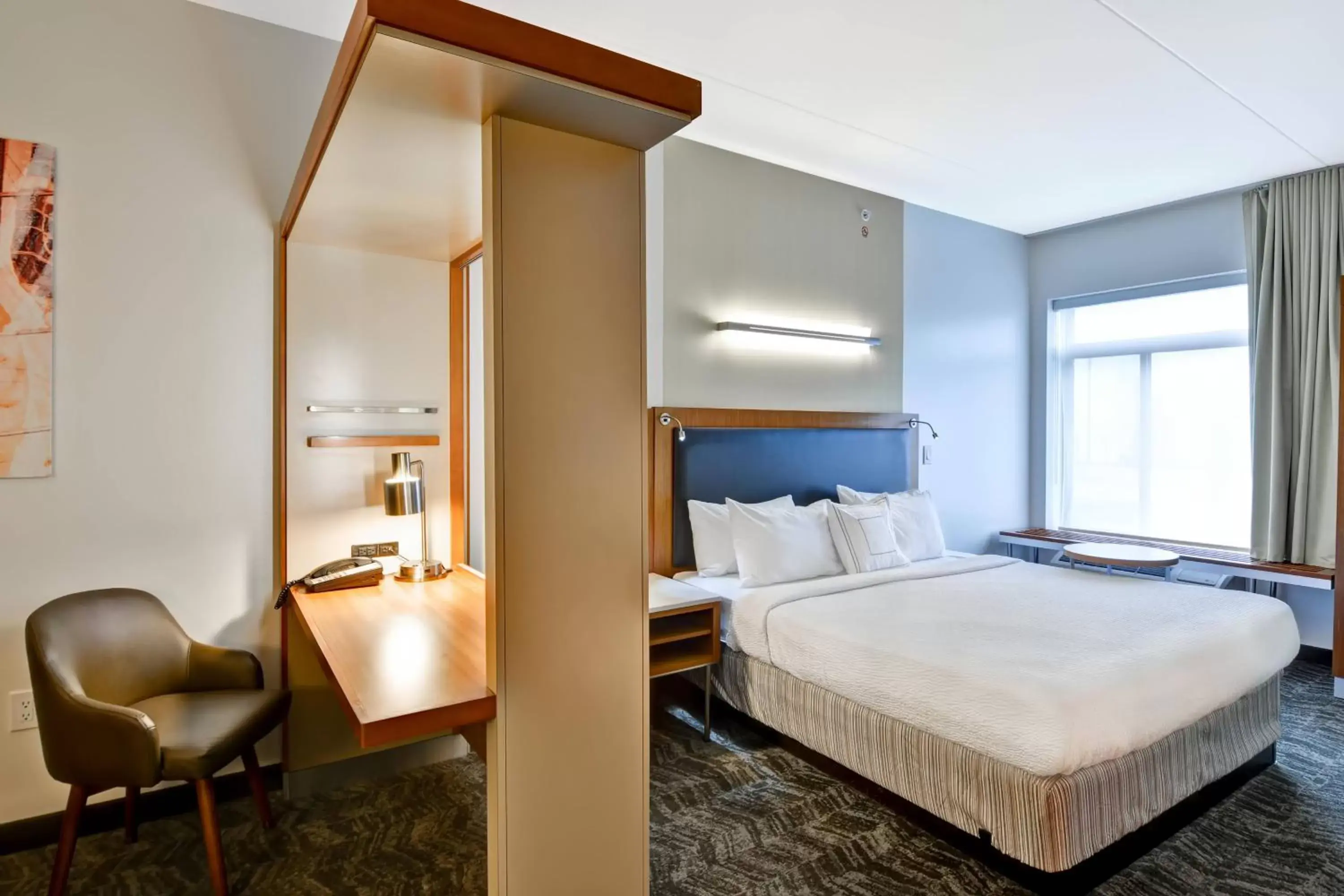 Photo of the whole room, Bed in SpringHill Suites Cincinnati Airport South