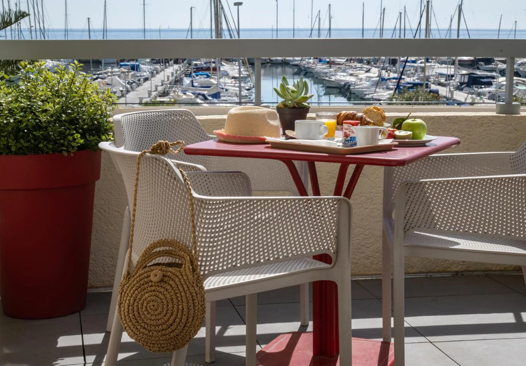 Balcony/Terrace in ibis budget Menton Bord de Mer