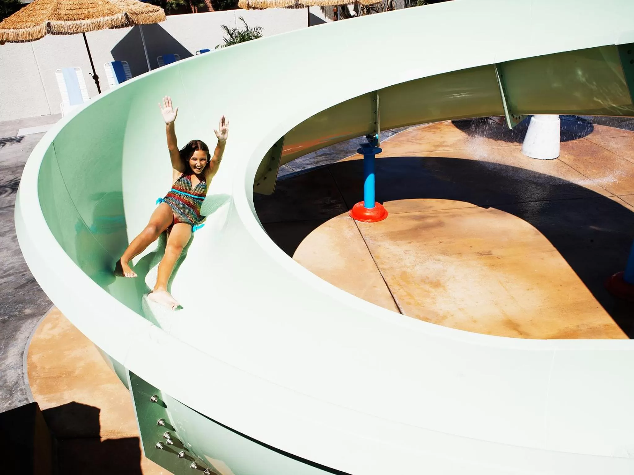 People in Howard Johnson by Wyndham Anaheim Hotel and Water Playground