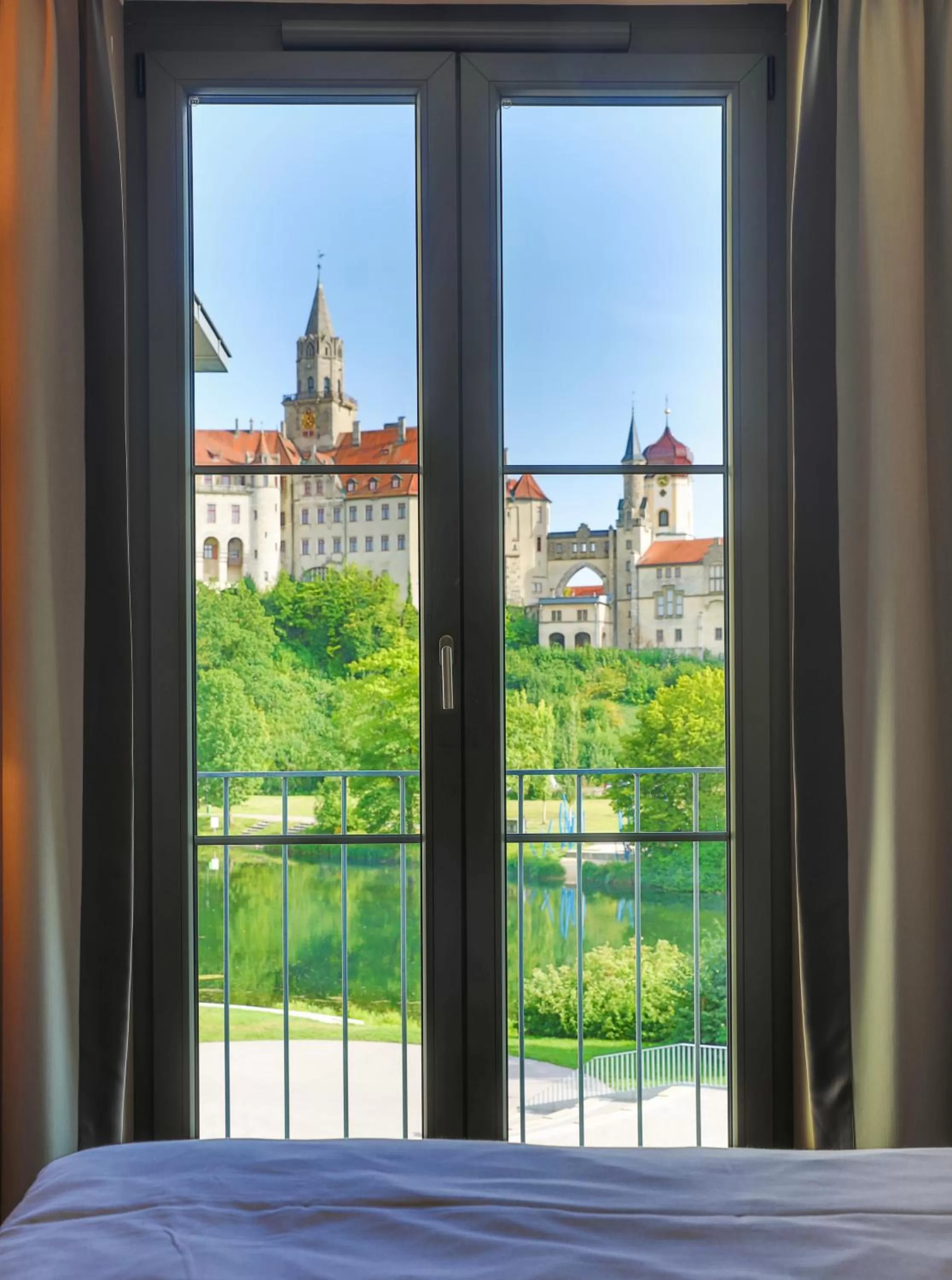 View (from property/room), Bed in Karls Hotel