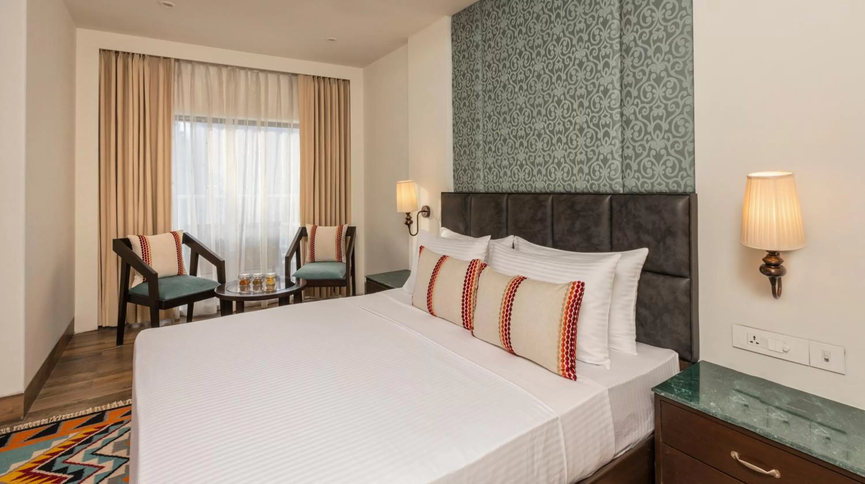 Bed in Lemon Tree Premier, Rishikesh