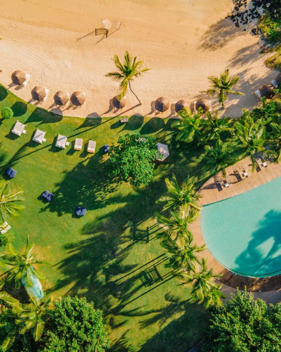 Bird's eye view in LUX* Grand Gaube Resort & Villas