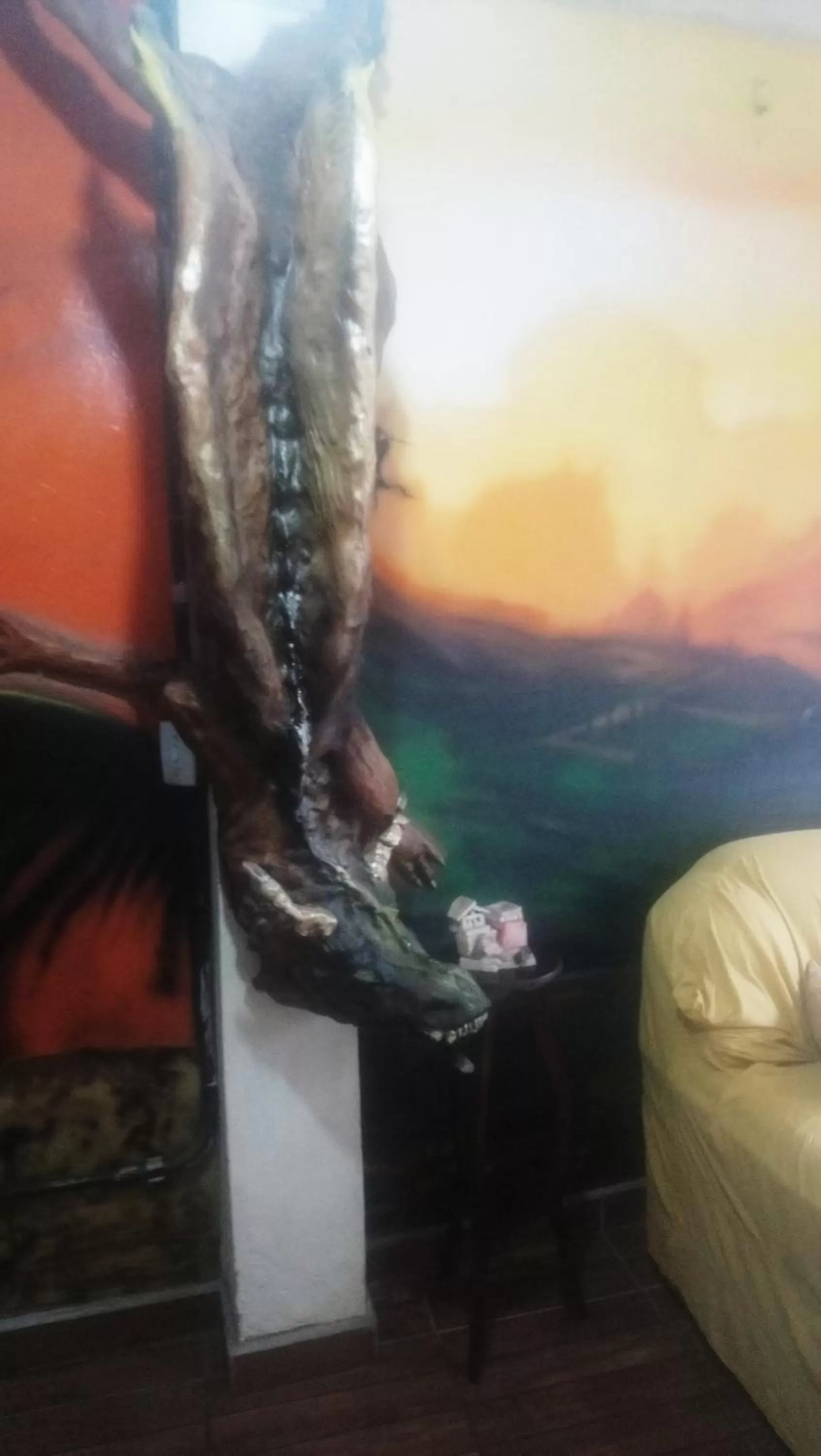 Property building, Bed in Pousada Encanto e Magia