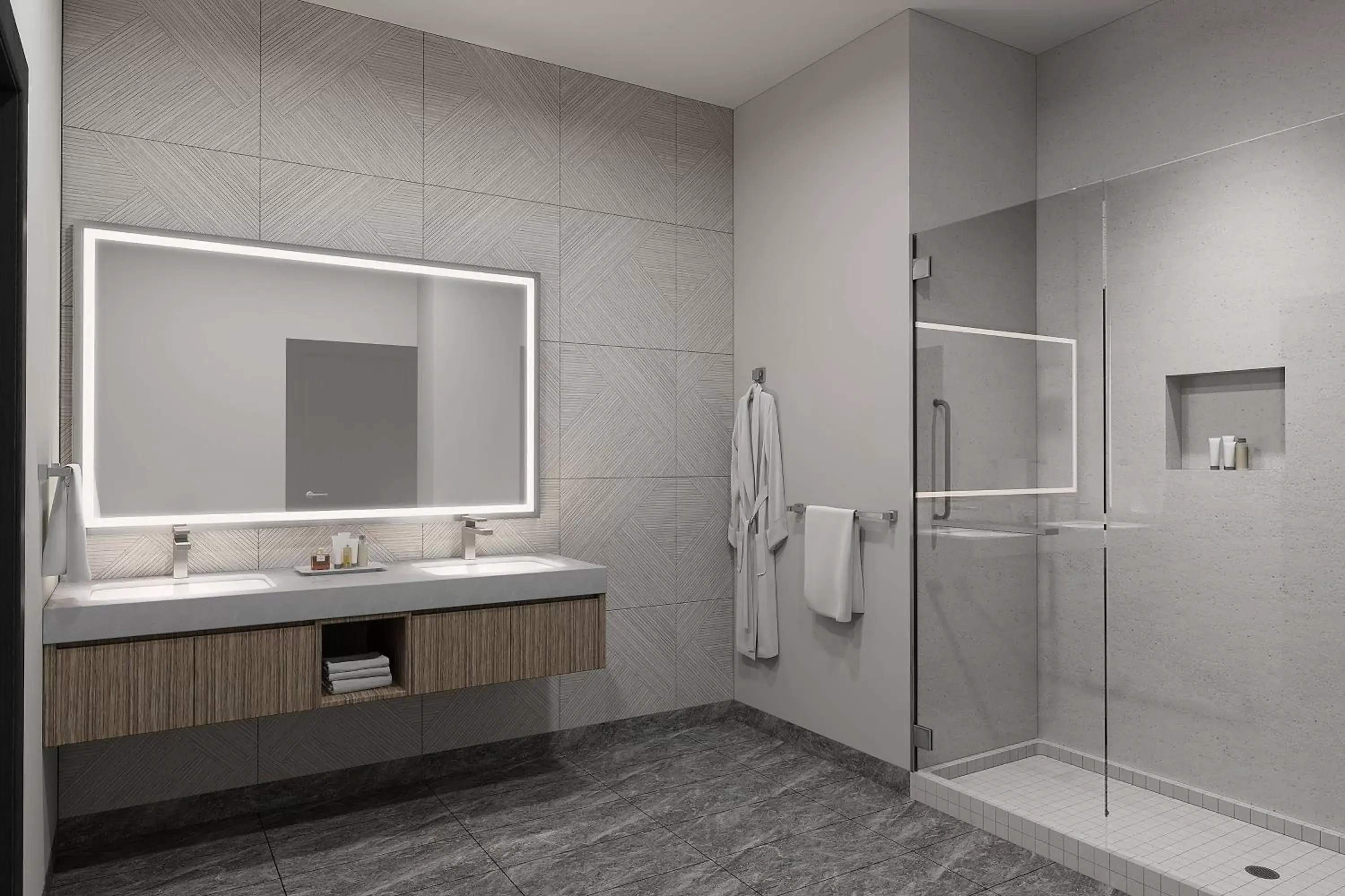 Bathroom in Delta Hotels by Marriott Grande Prairie Airport