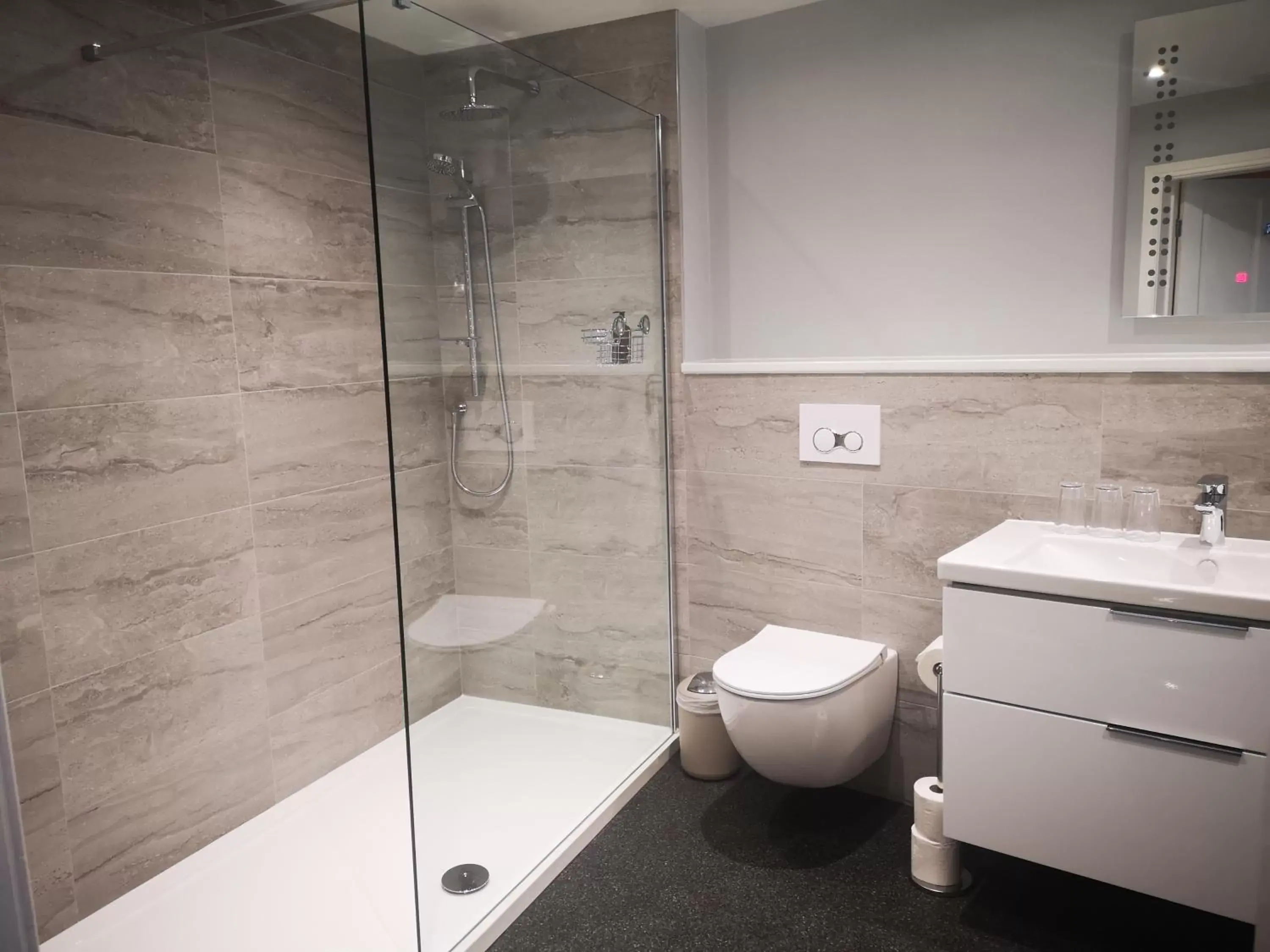 Shower, Bathroom in Aberconwy House B&B