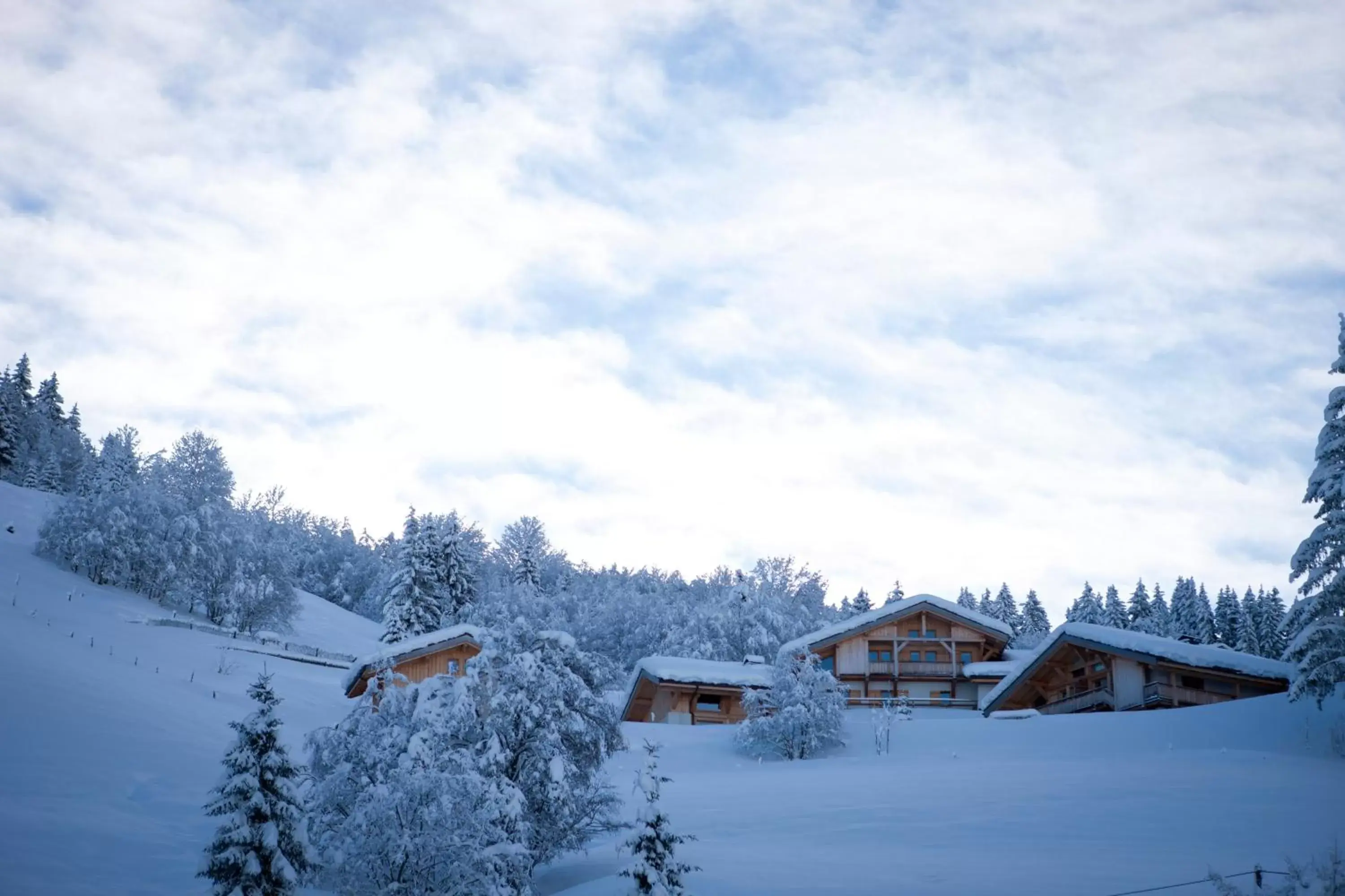 Bird's eye view, Property Building in Flocons de Sel